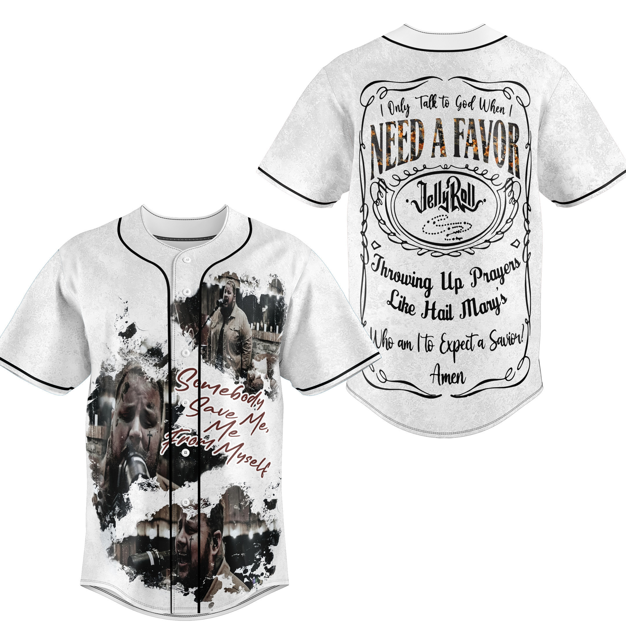 Jelly Roll Baseball Jersey For Fans