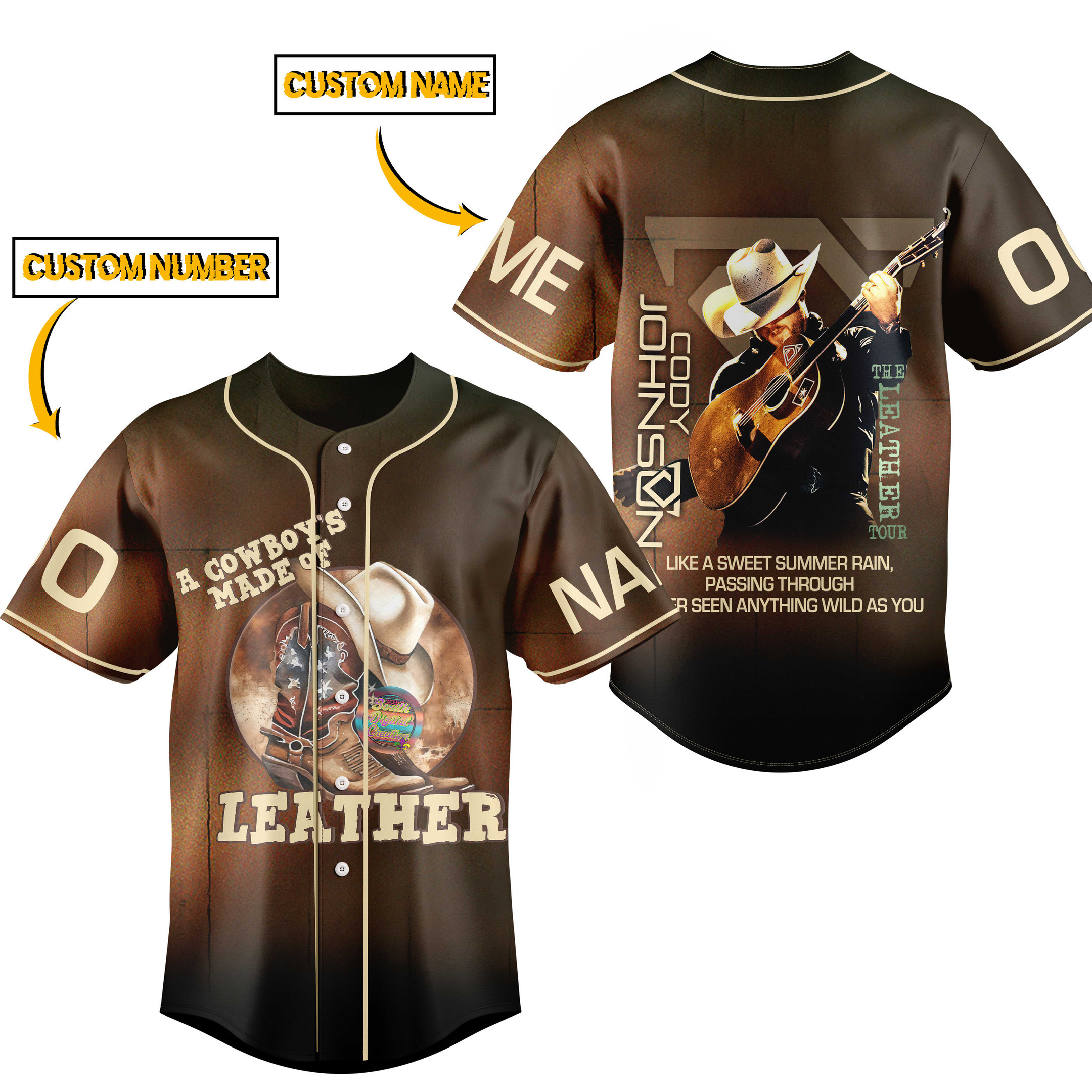 Cody Johnson Baseball Jersey For Fans