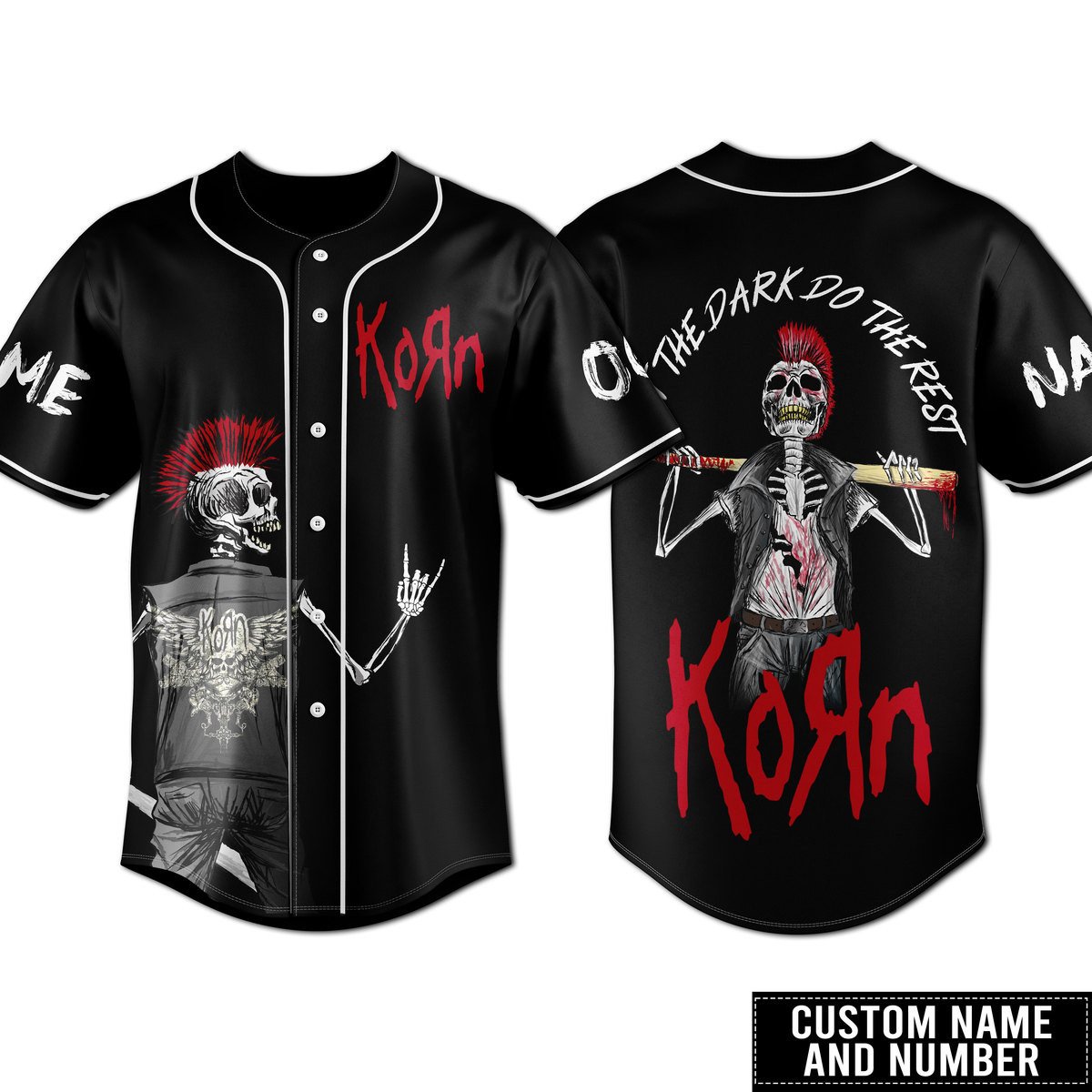 Korn Baseball Jersey For Fans