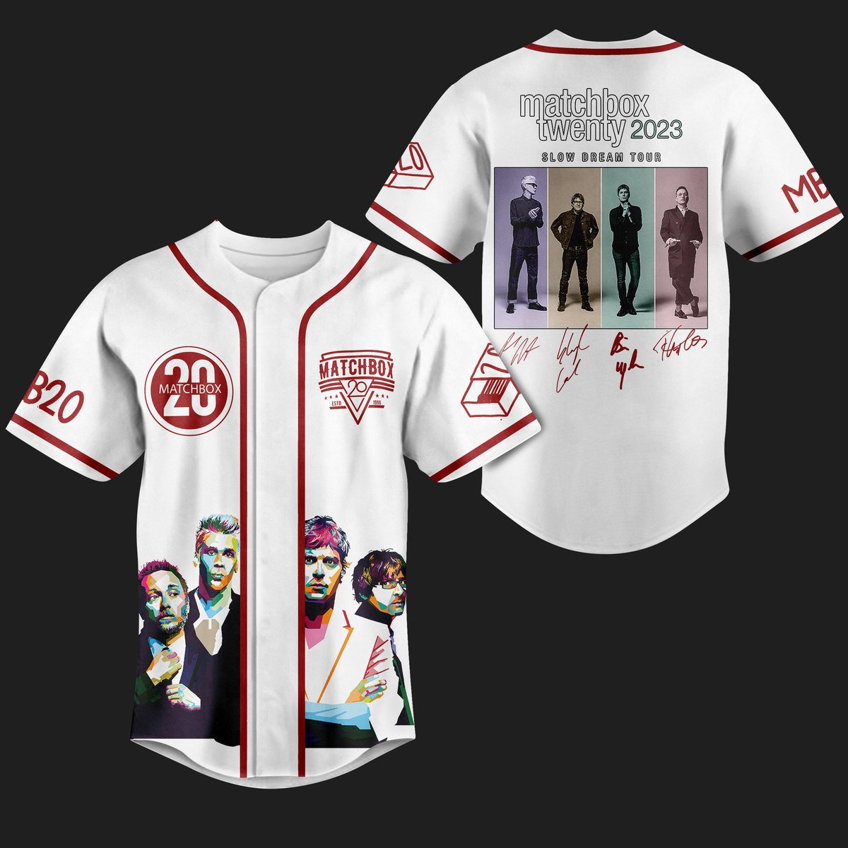 Matchbox Twenty Baseball Jersey For Fans