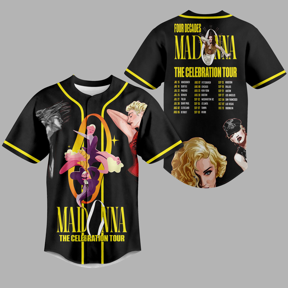 Madonna Baseball Jersey For Fans