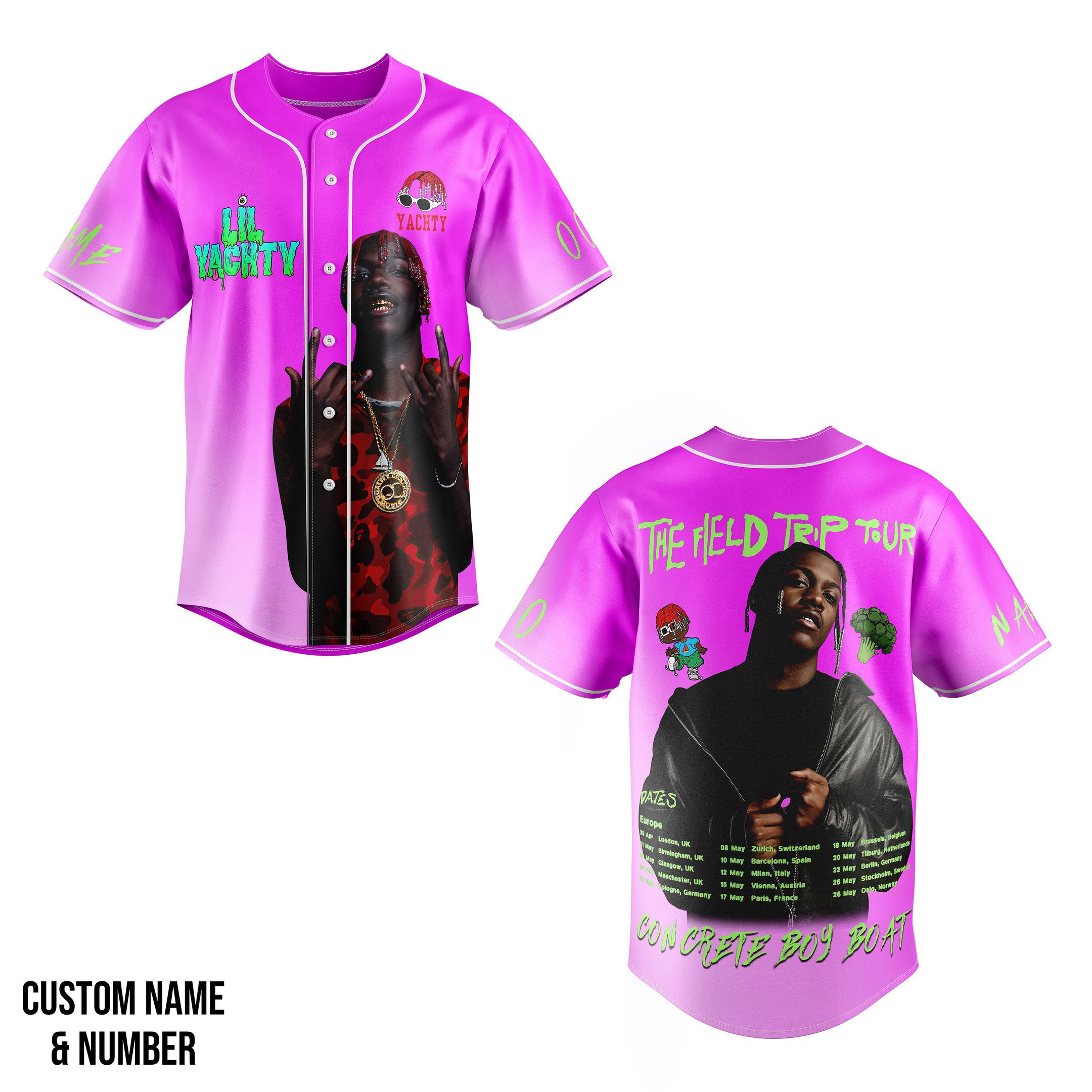 Lil Yachty Baseball Jersey For Fans
