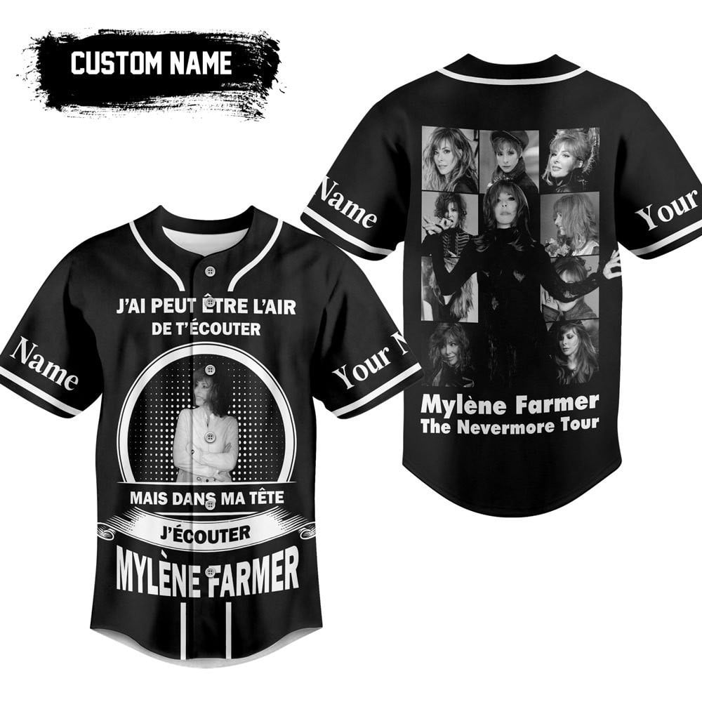 Mylene Farmer Baseball Jersey For Fans