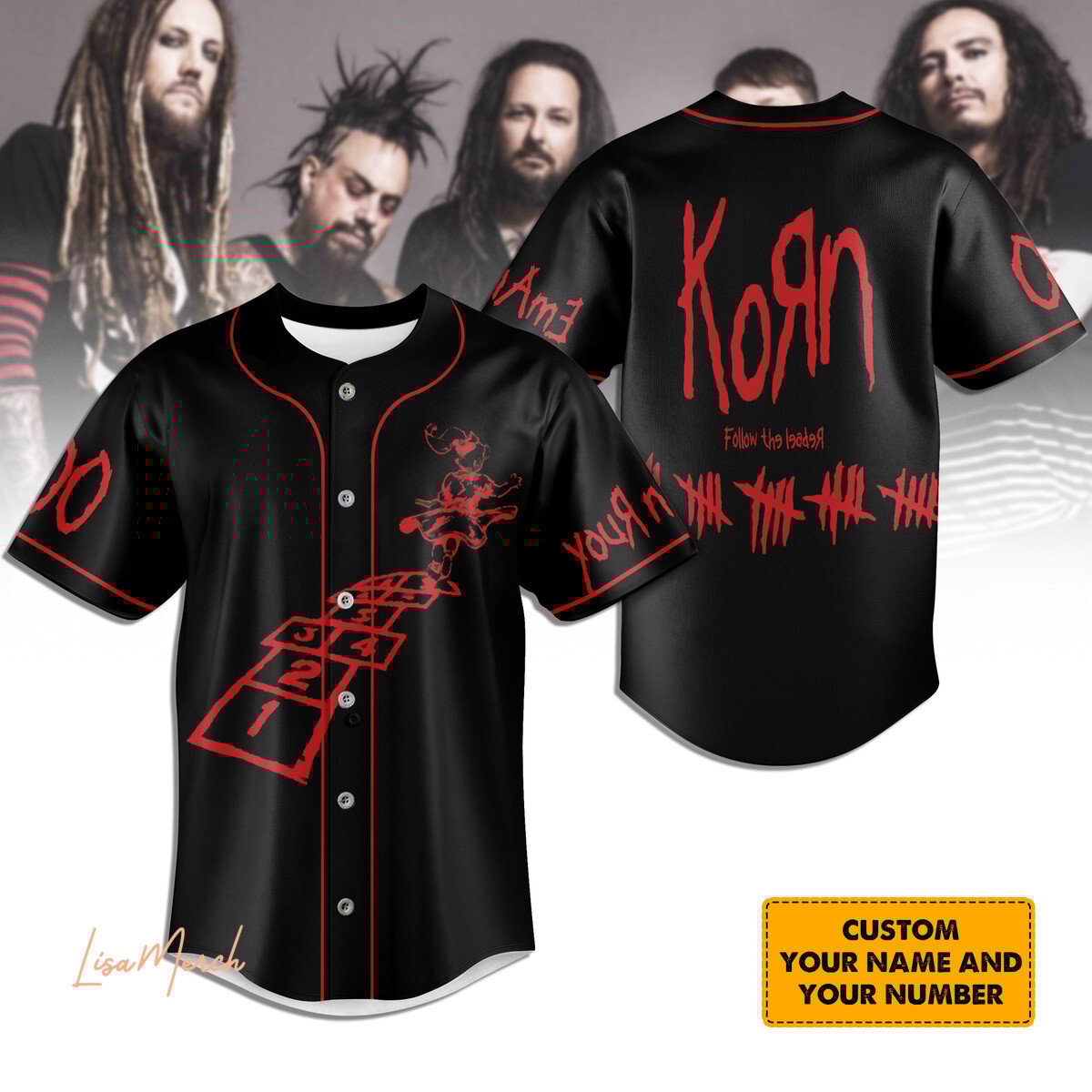 Korn Baseball Jersey For Fans