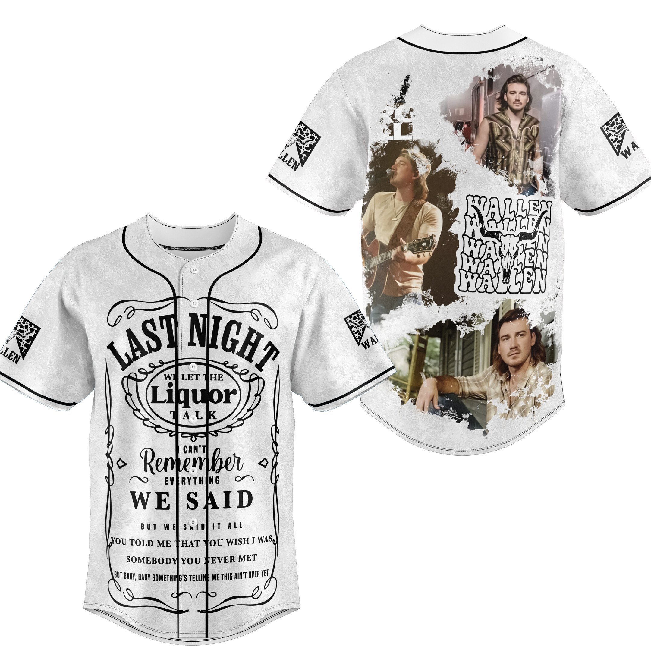 Morgan Wallen Baseball Jersey For Fans