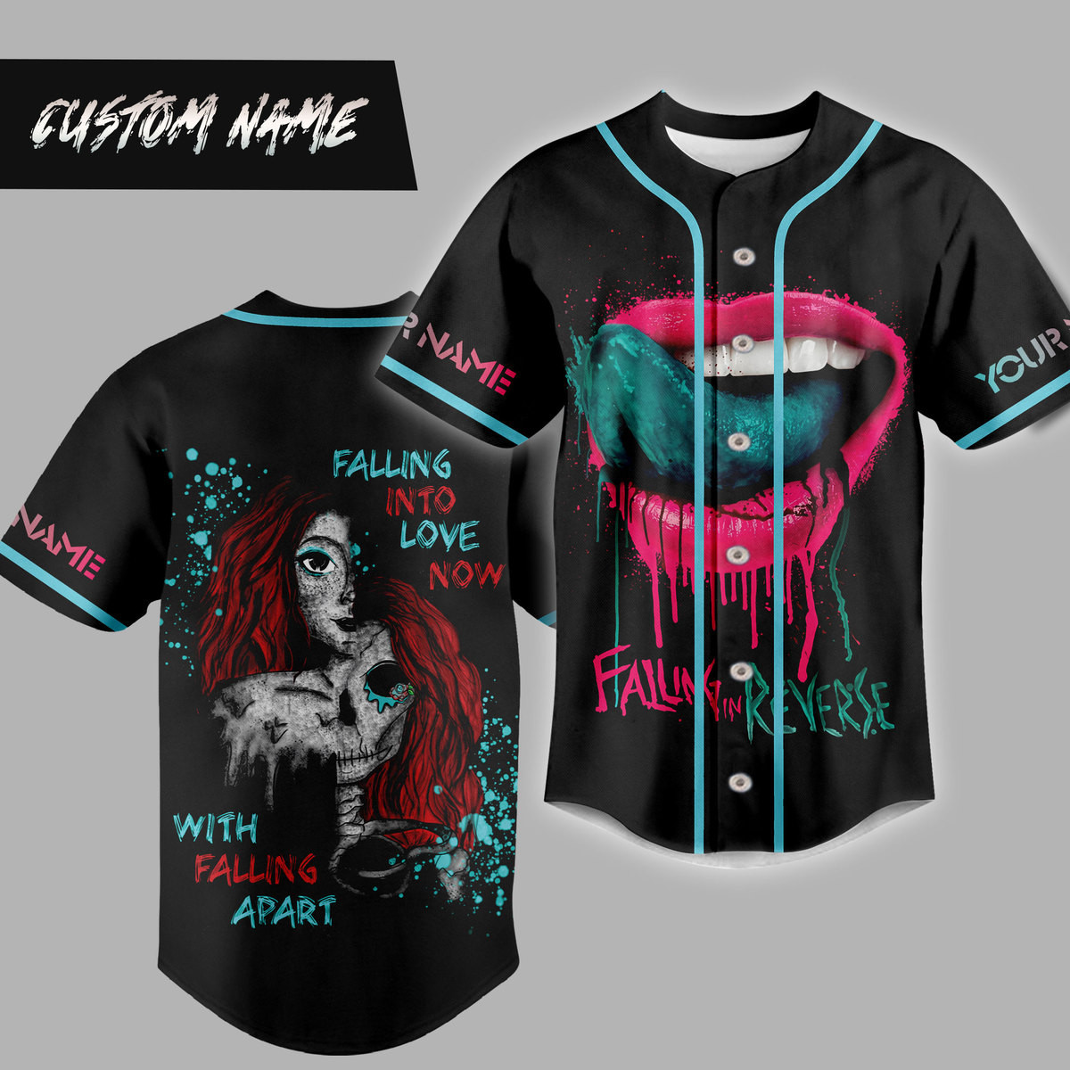 Falling In Reverse Baseball Jersey For Fans