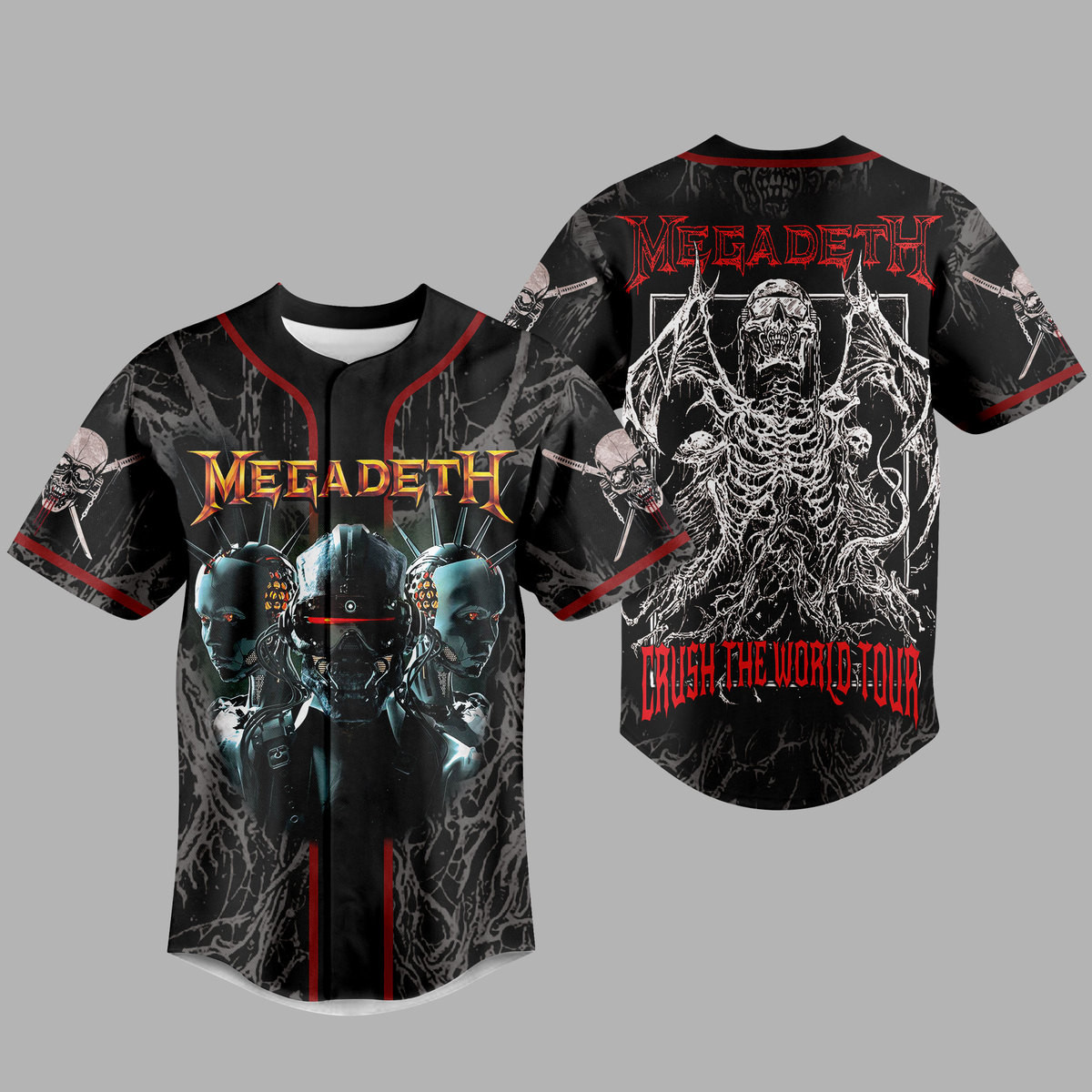 Megadeth Baseball Jersey For Fans