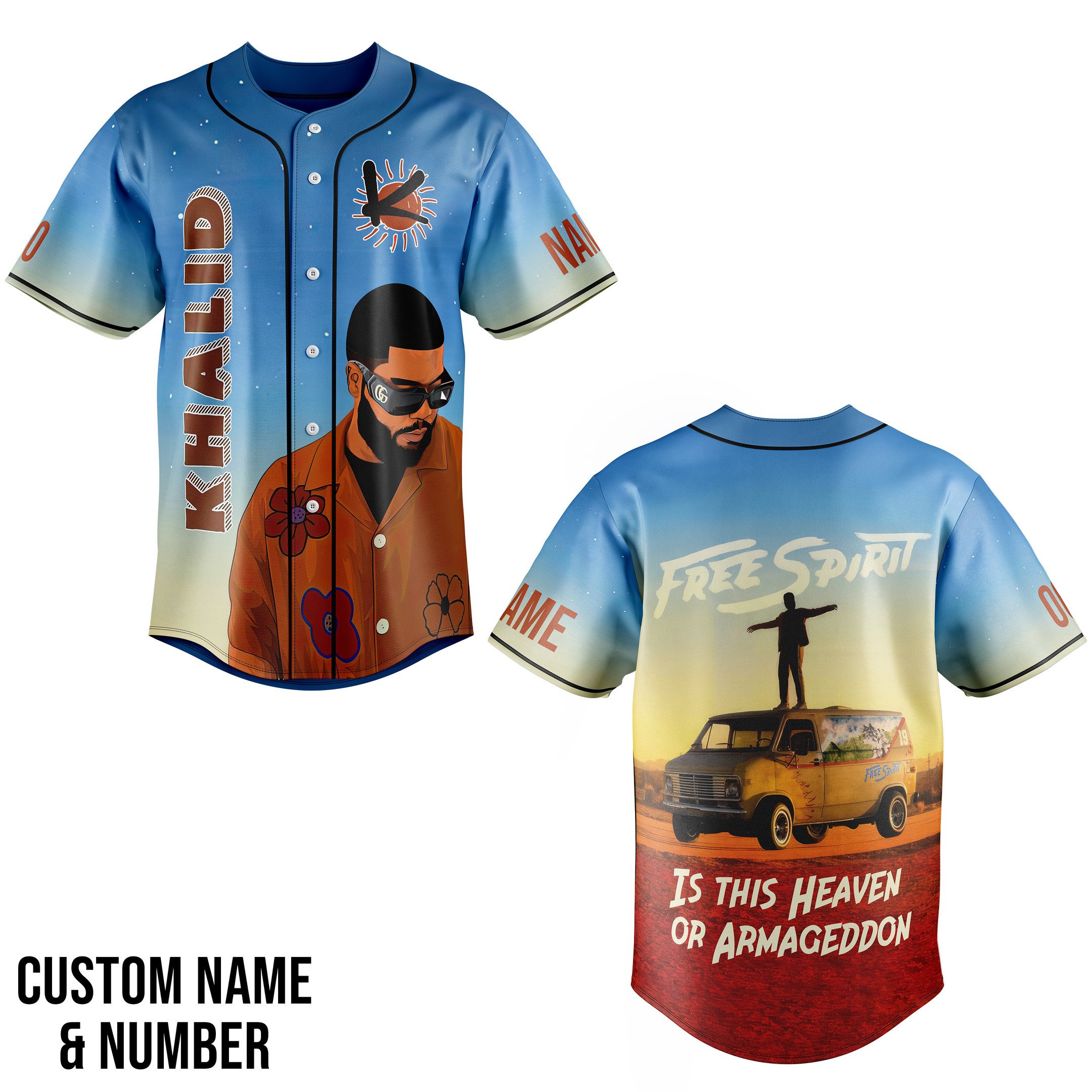 Khalid Baseball Jersey For Fans