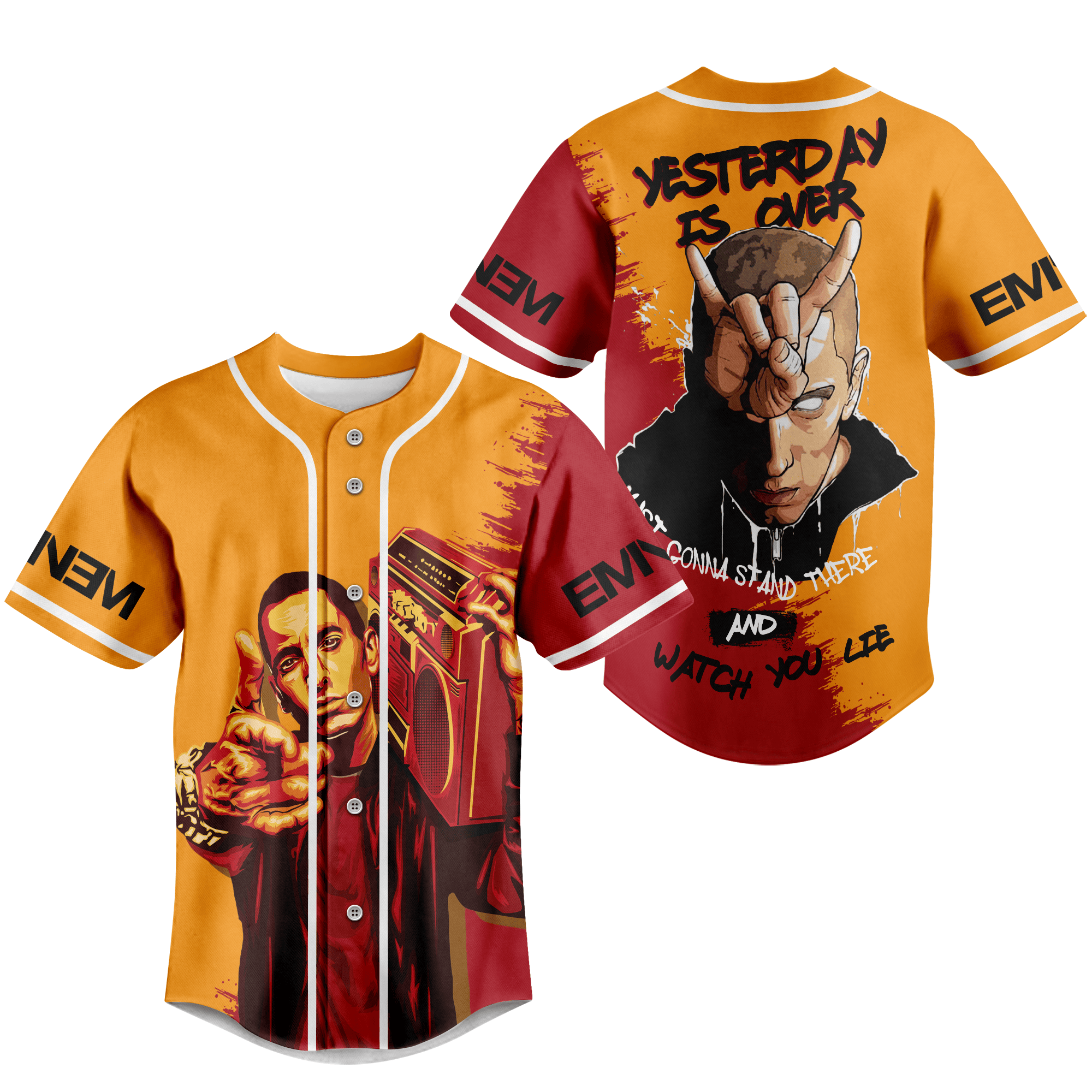 Love The Way You Lie Eminem Baseball Jersey For Fans