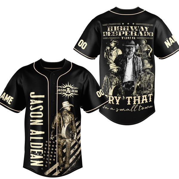 Jason Aldean Baseball Jersey For Fans