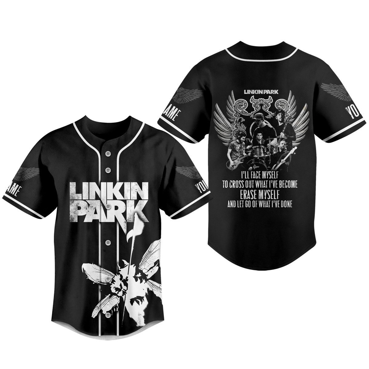 Linkin Park Baseball Jersey For Fans