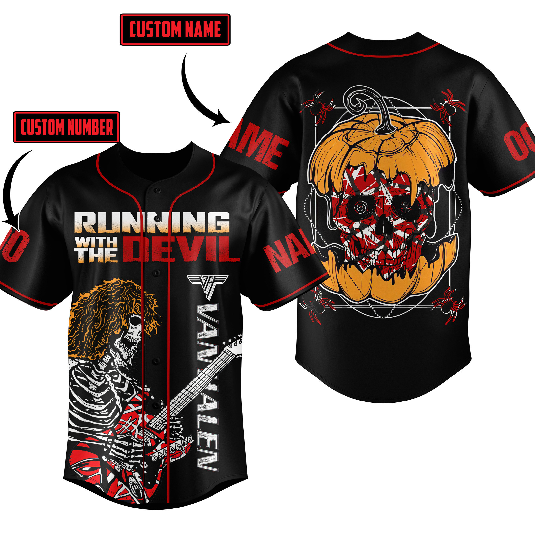 Runnin With The Devil Baseball Jersey For Fans