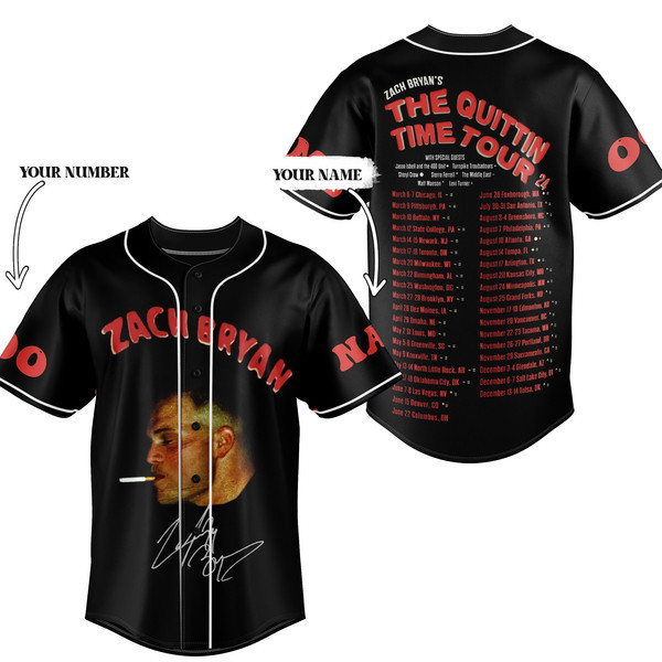 Zach Bryan Baseball Jersey For Fans