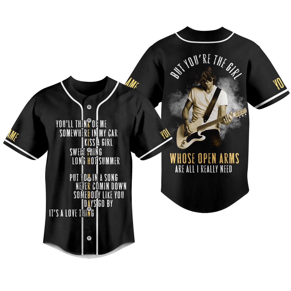 It A Love Thing Keith Urban Baseball Jersey For Fans