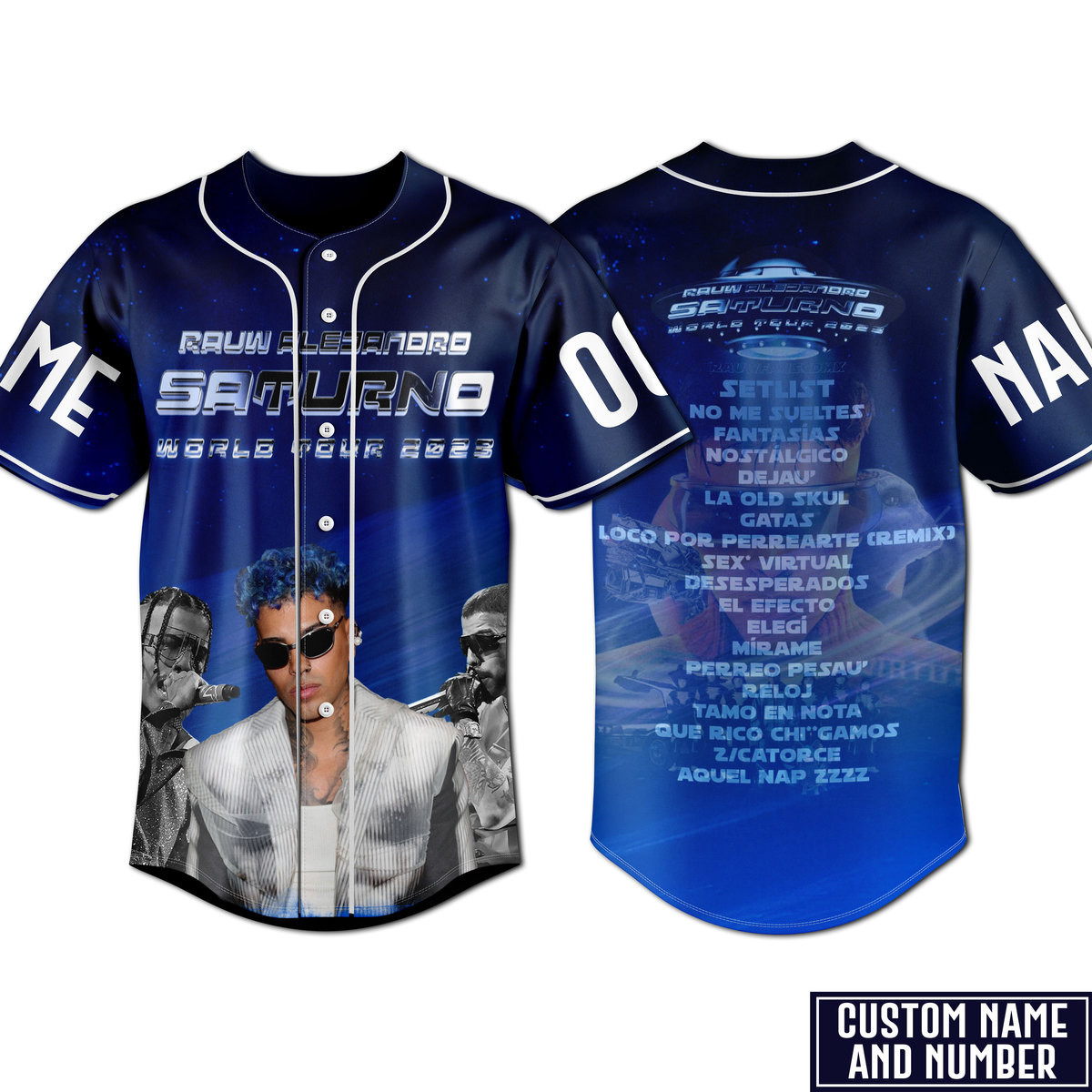 Rauw Alejandro Baseball Jersey For Fans