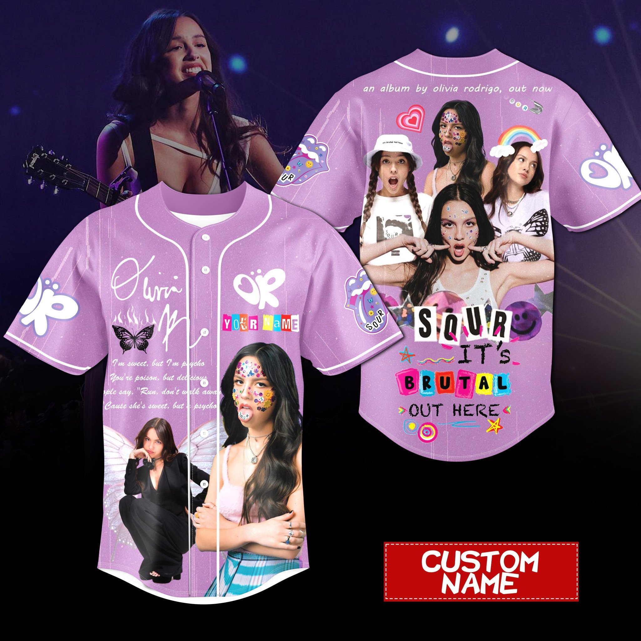 Olivia Rodrigo Baseball Jersey For Fans
