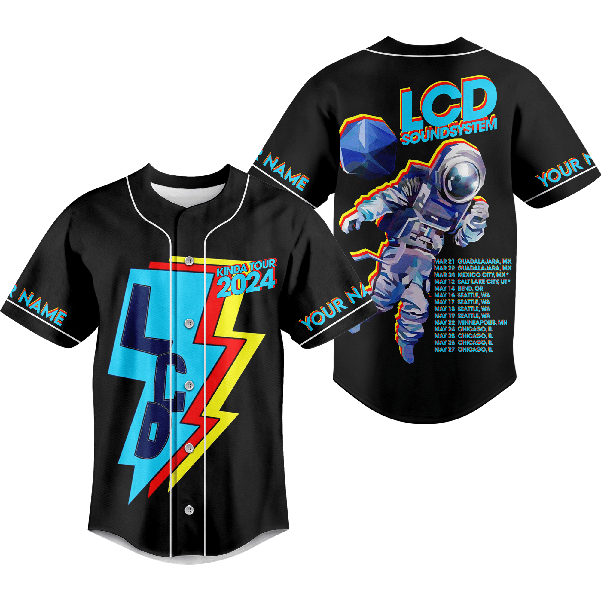 Lcd Soundsystem Baseball Jersey For Fans