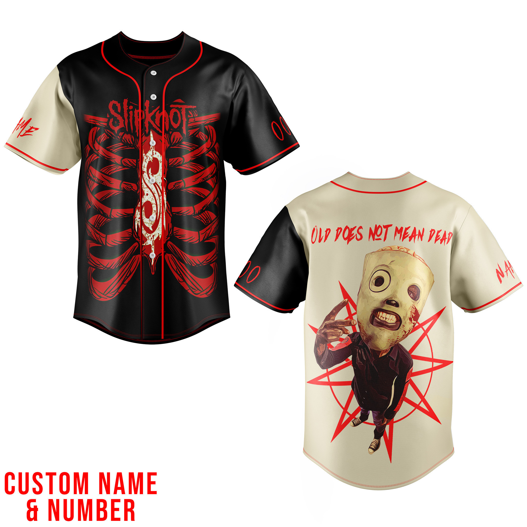 Slipknot Baseball Jersey For Fans