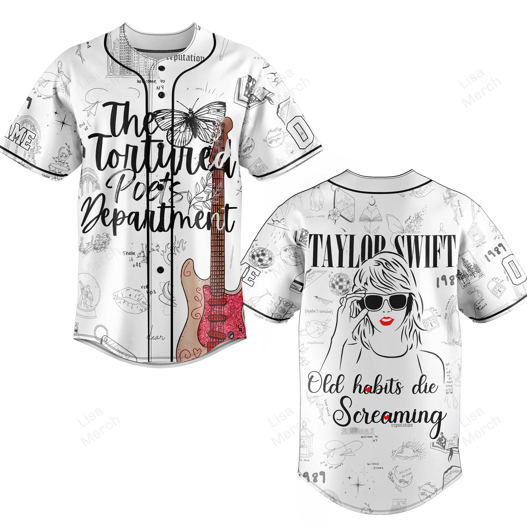 Taylor Swift Baseball Jersey For Fans