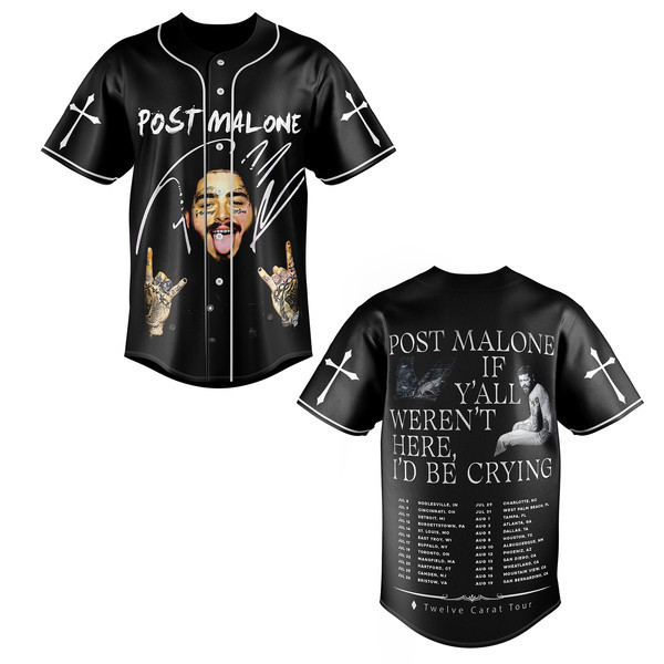 Post Malone Baseball Jersey For Fans