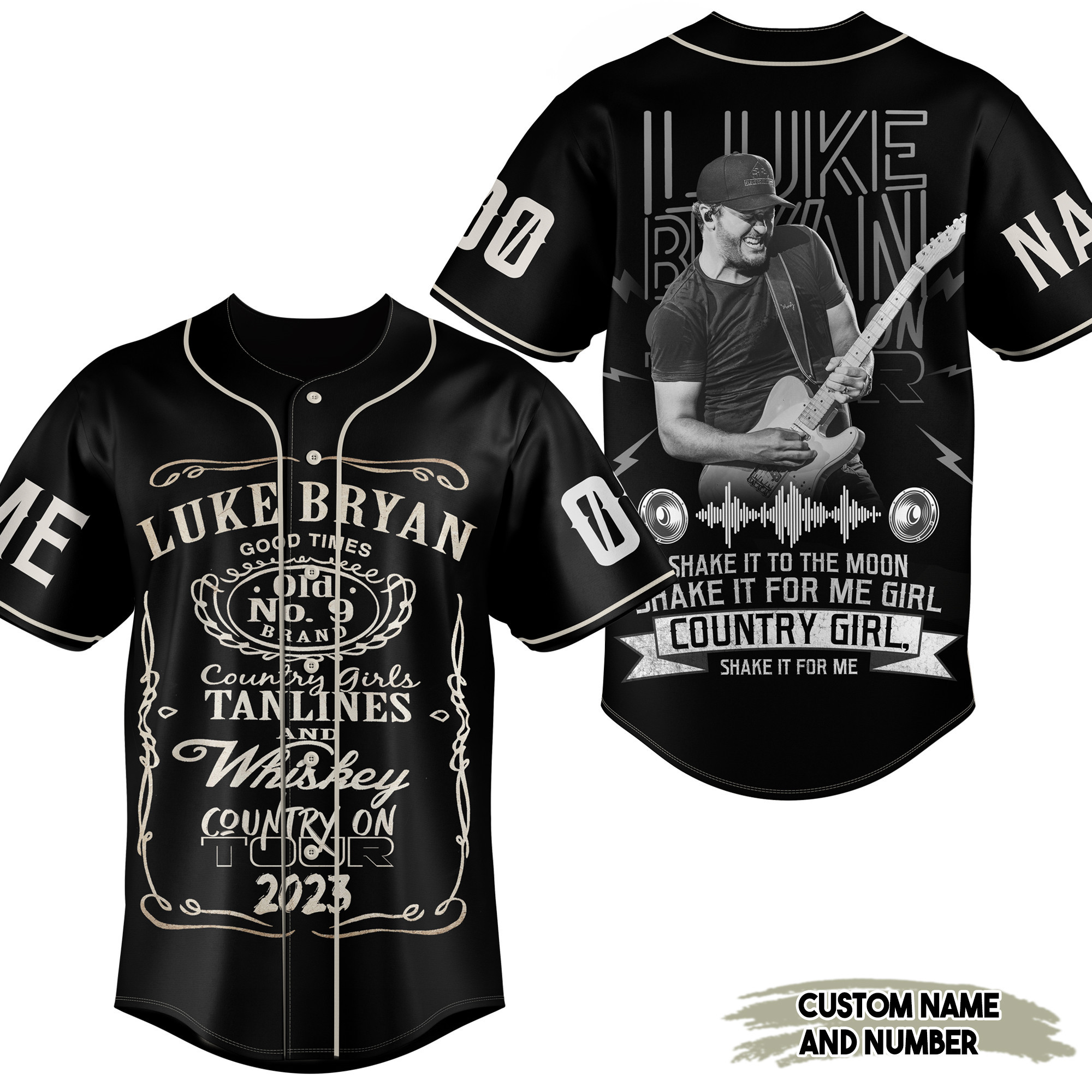 Luke Bryan Baseball Jersey For Fans