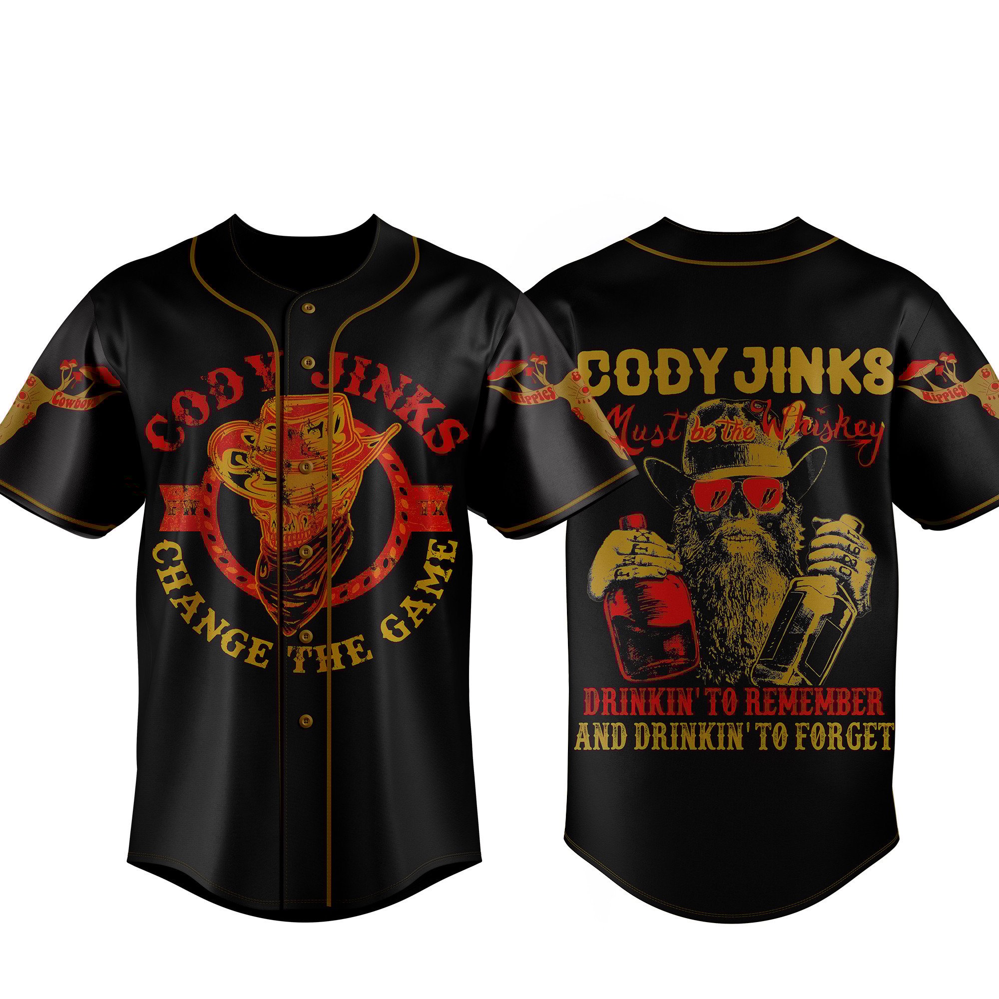 Cody Jinks Baseball Jersey For Fans