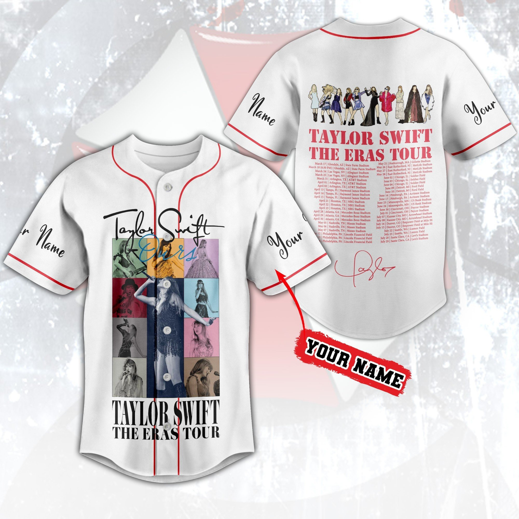 Taylor Swift Baseball Jersey For Fans