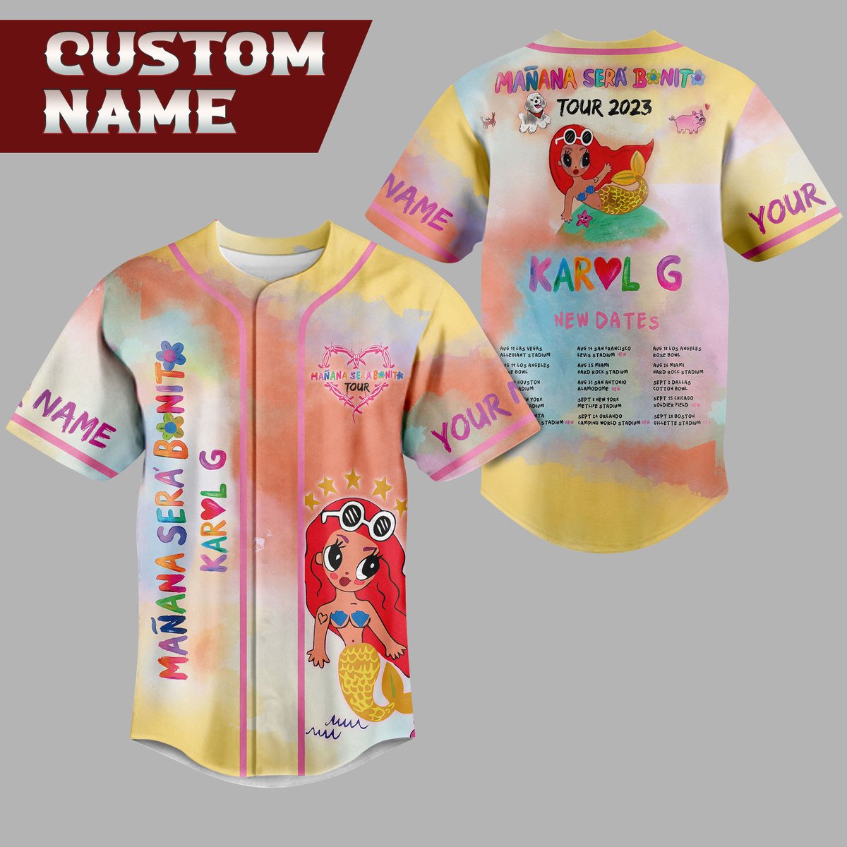 Karol G Baseball Jersey For Fans