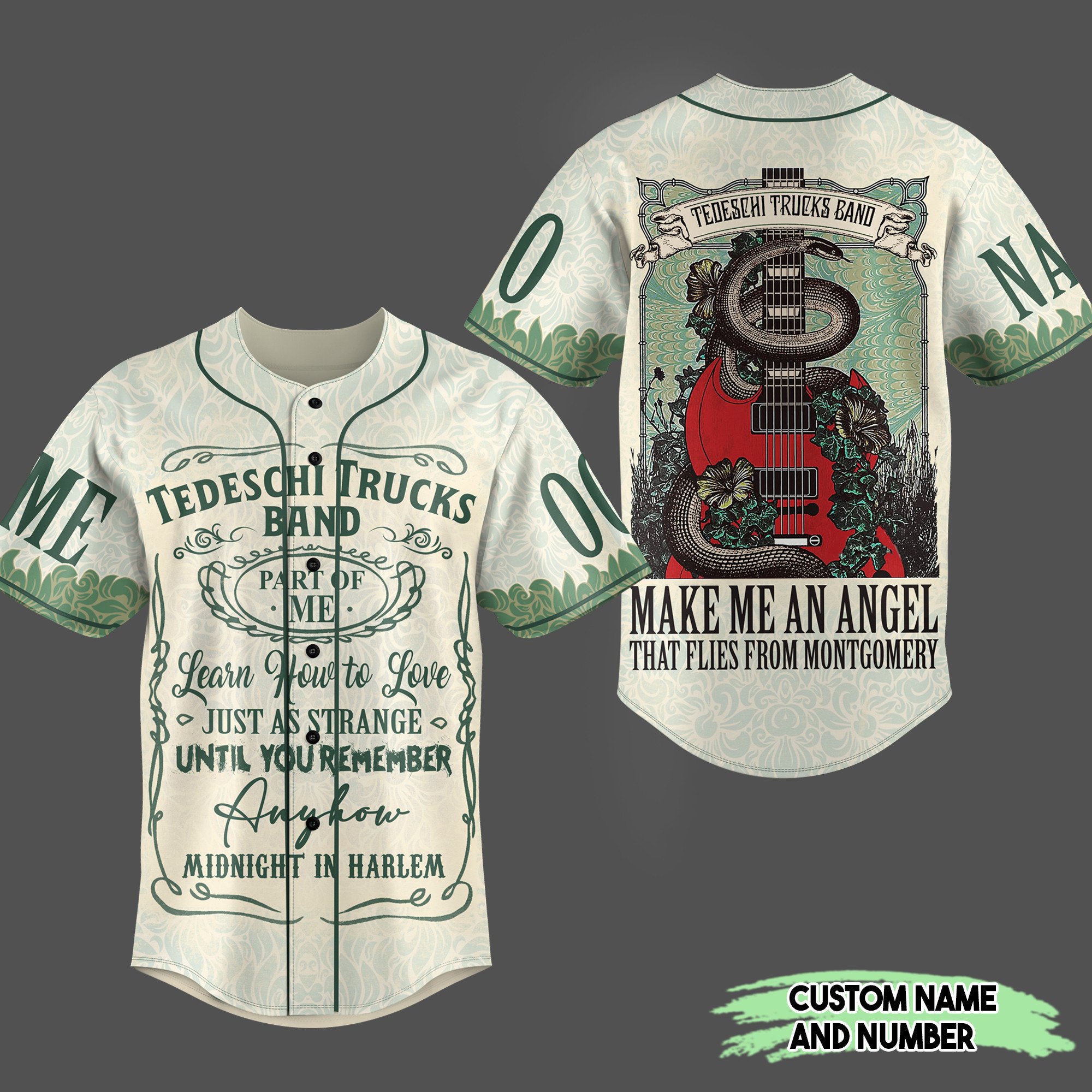 Tedeschi Trucks Baseball Jersey For Fans