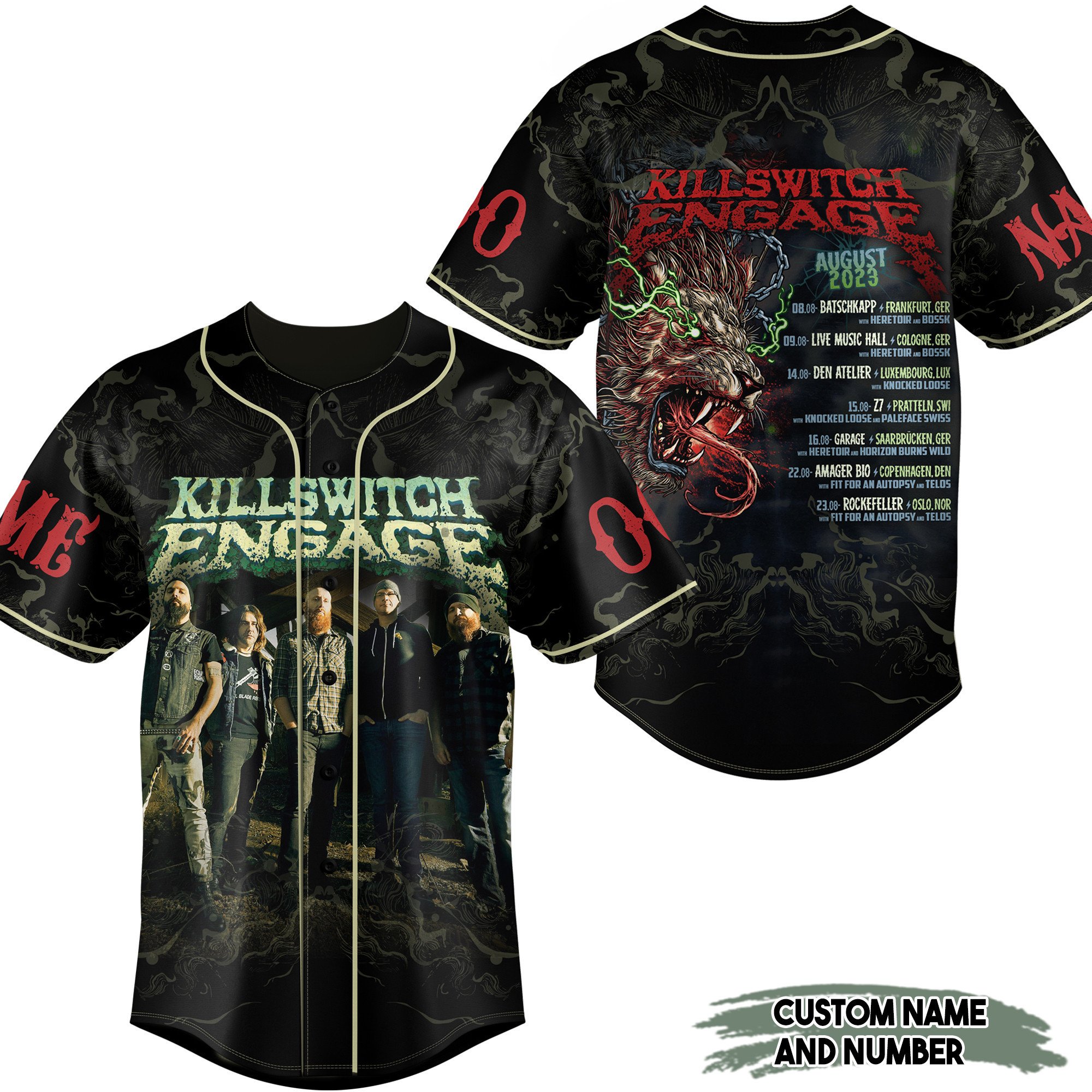 Killswitch Engage Baseball Jersey For Fans