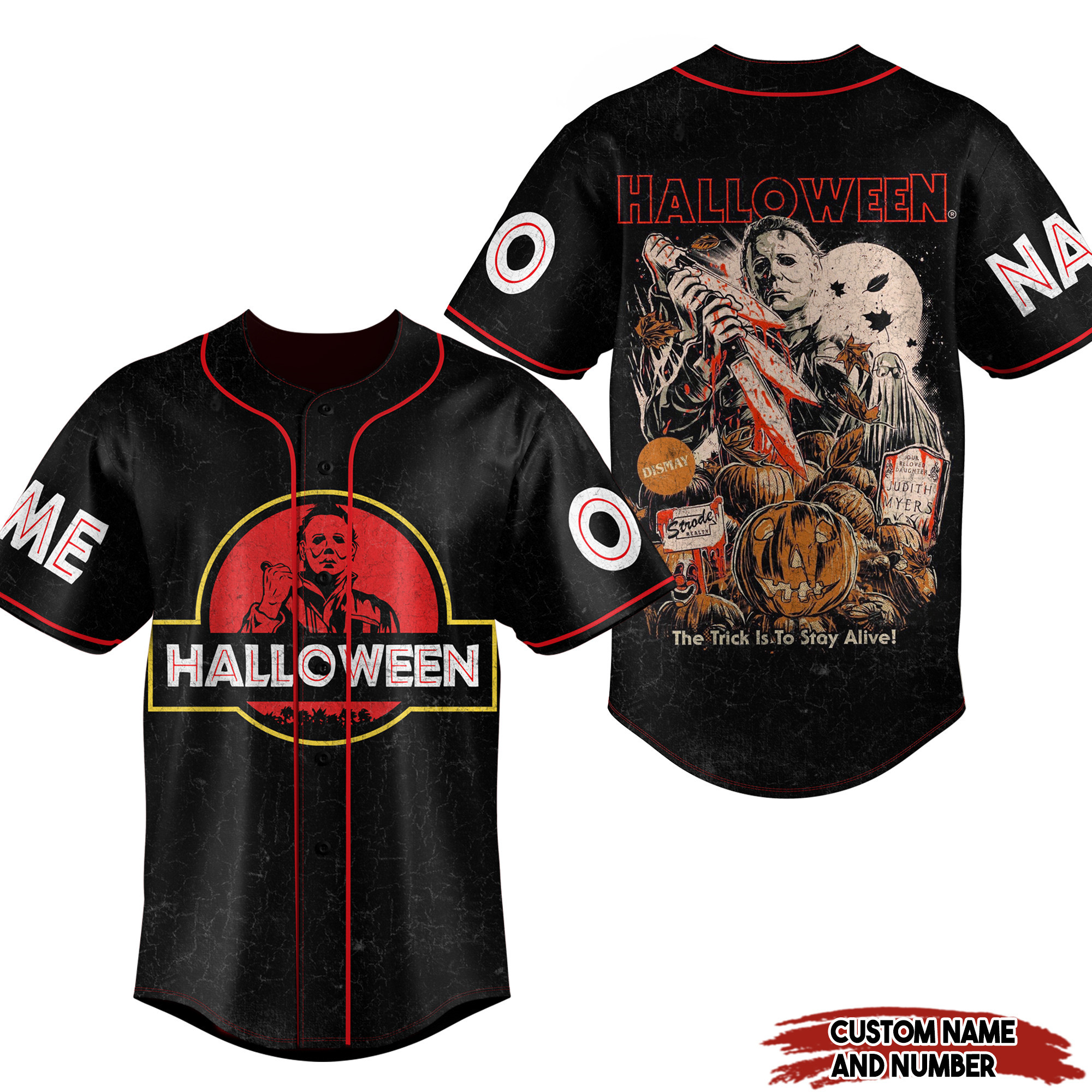 Helloween Baseball Jersey For Fans