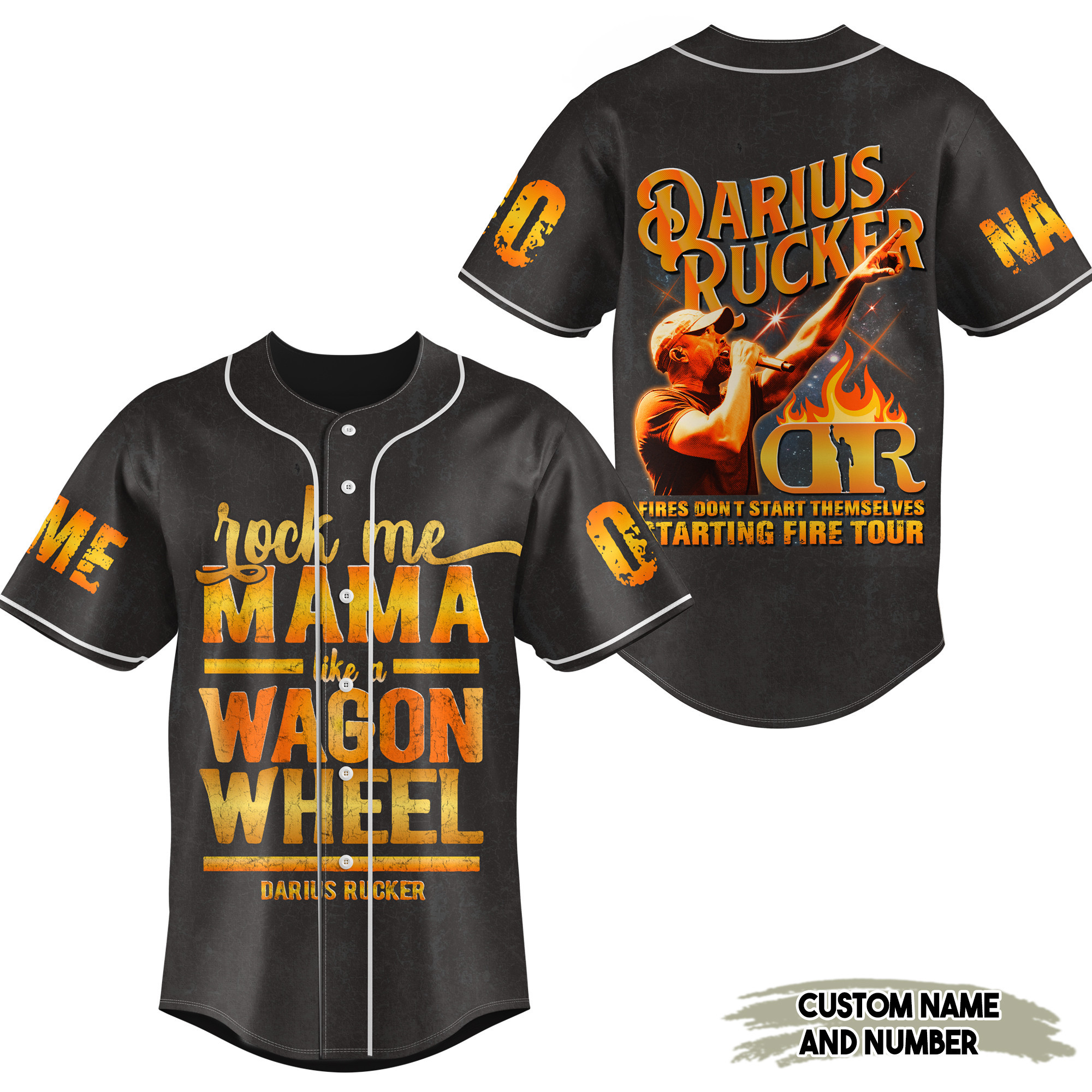 Darius Rucker Baseball Jersey For Fans