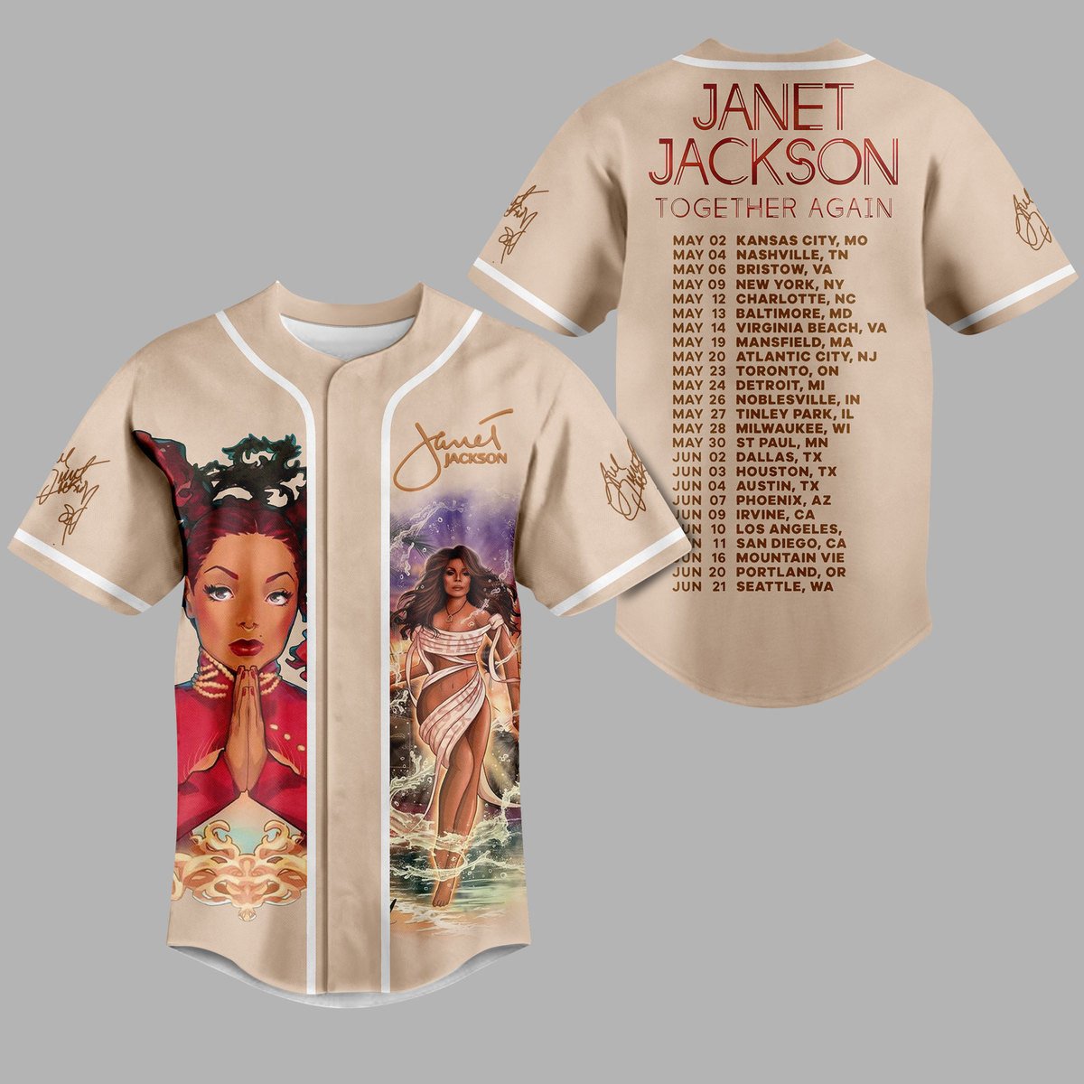 Janet Jackson Baseball Jersey For Fans