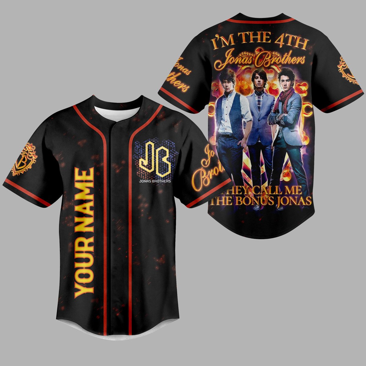 Jonas Brothers Baseball Jersey For Fans
