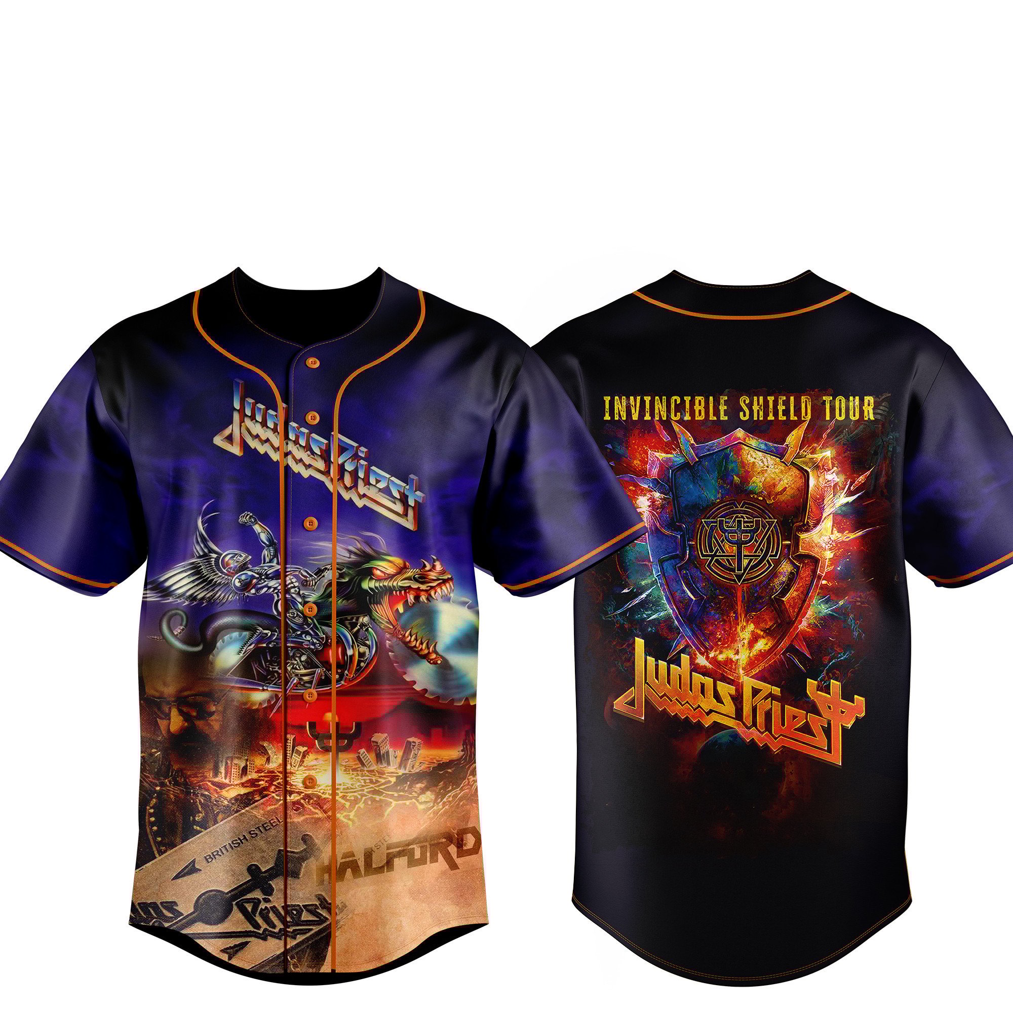 Judas Priest Baseball Jersey For Fans