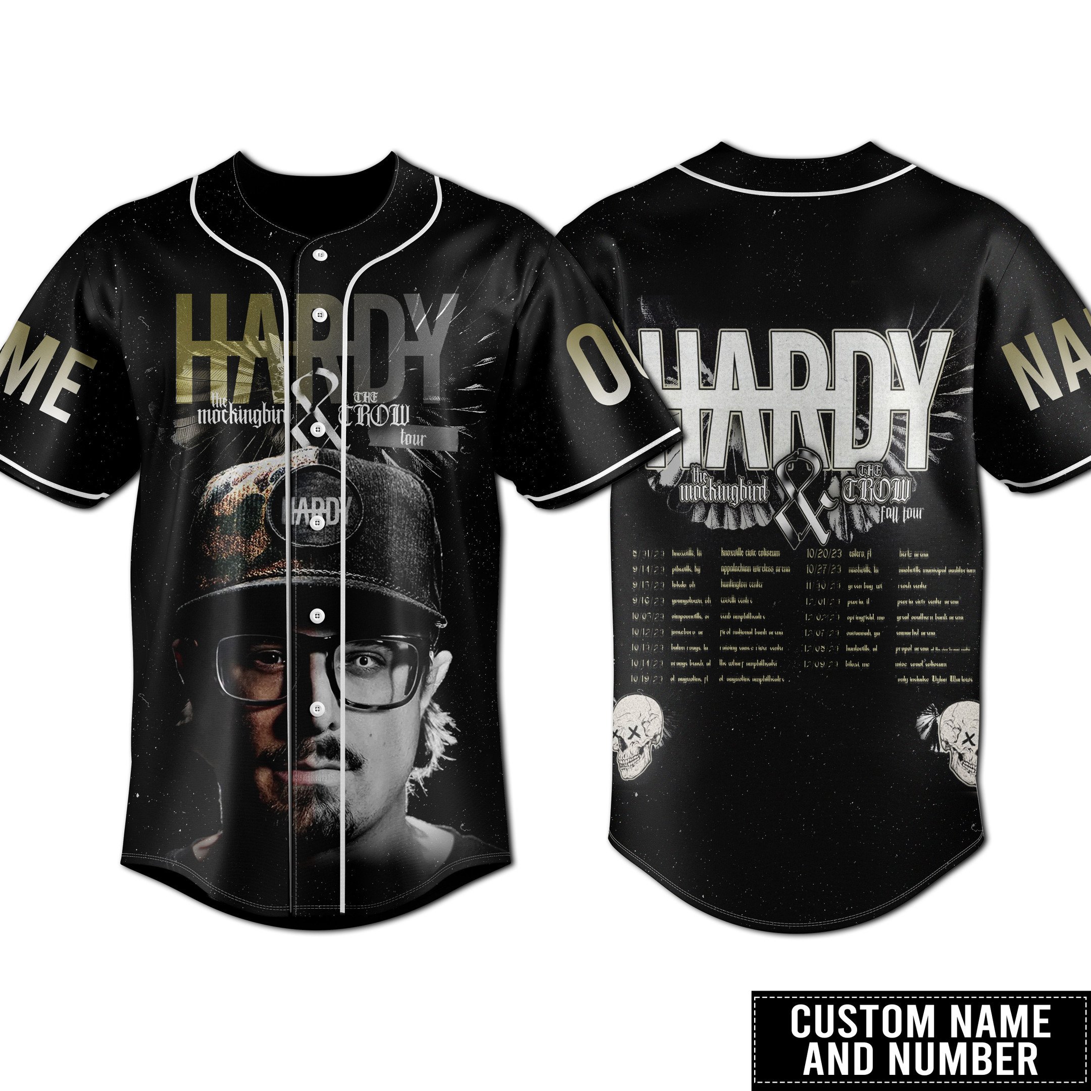 The Mockingbird & The Crow Baseball Jersey For Fans