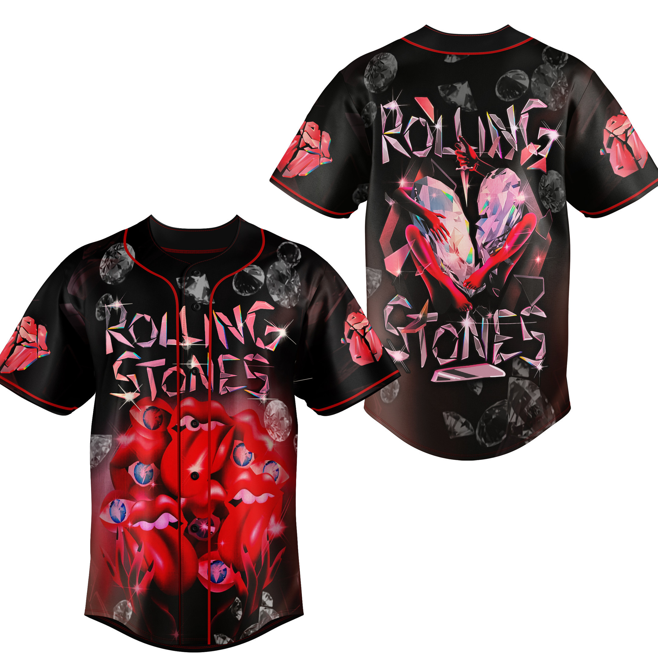 The Rolling Stones Baseball Jersey For Fans