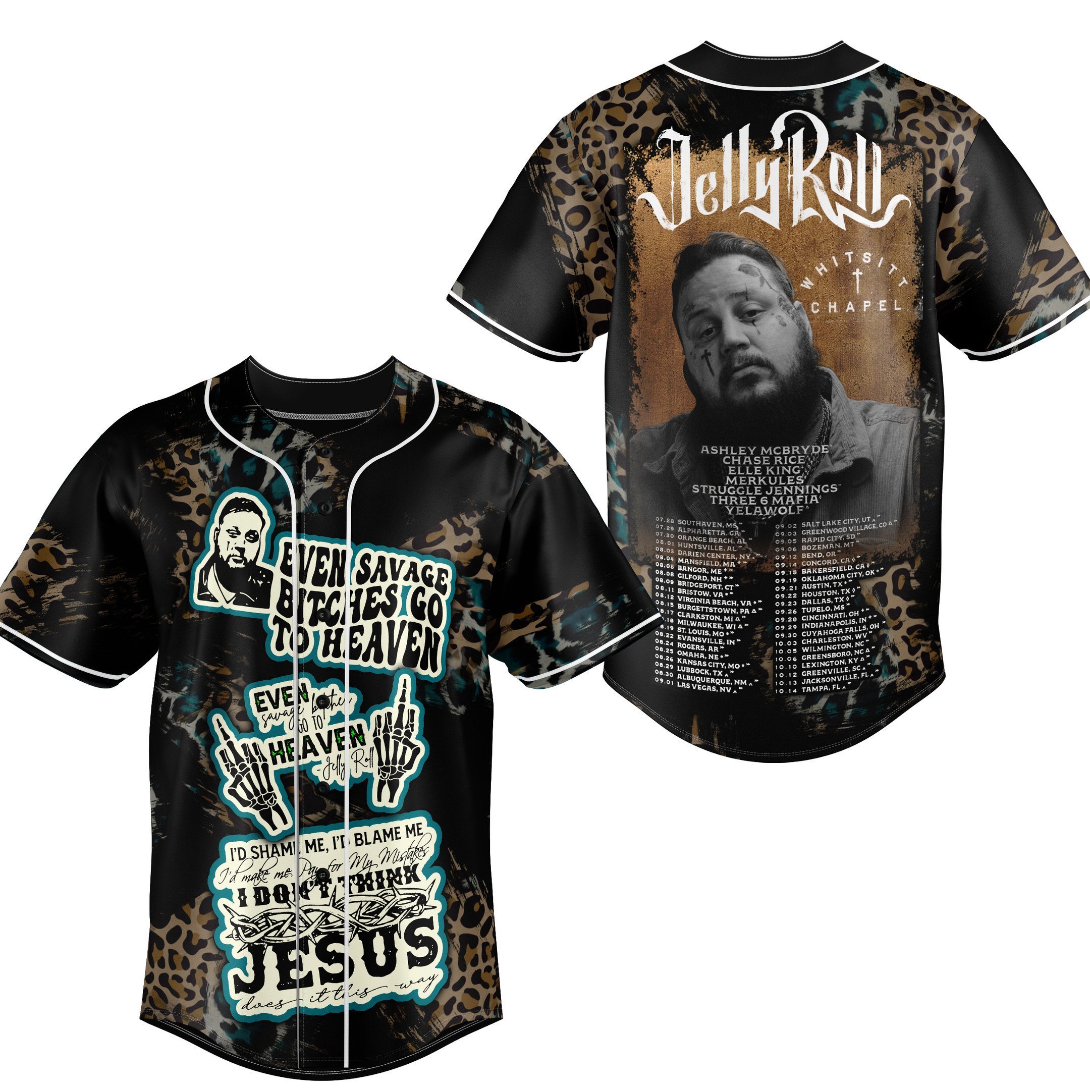 Jelly Roll Baseball Jersey For Fans