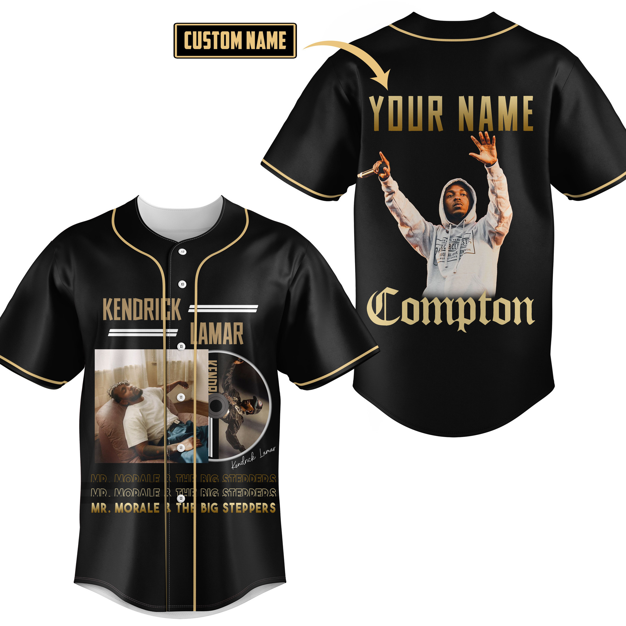 Kendrick Lamar Baseball Jersey For Fans