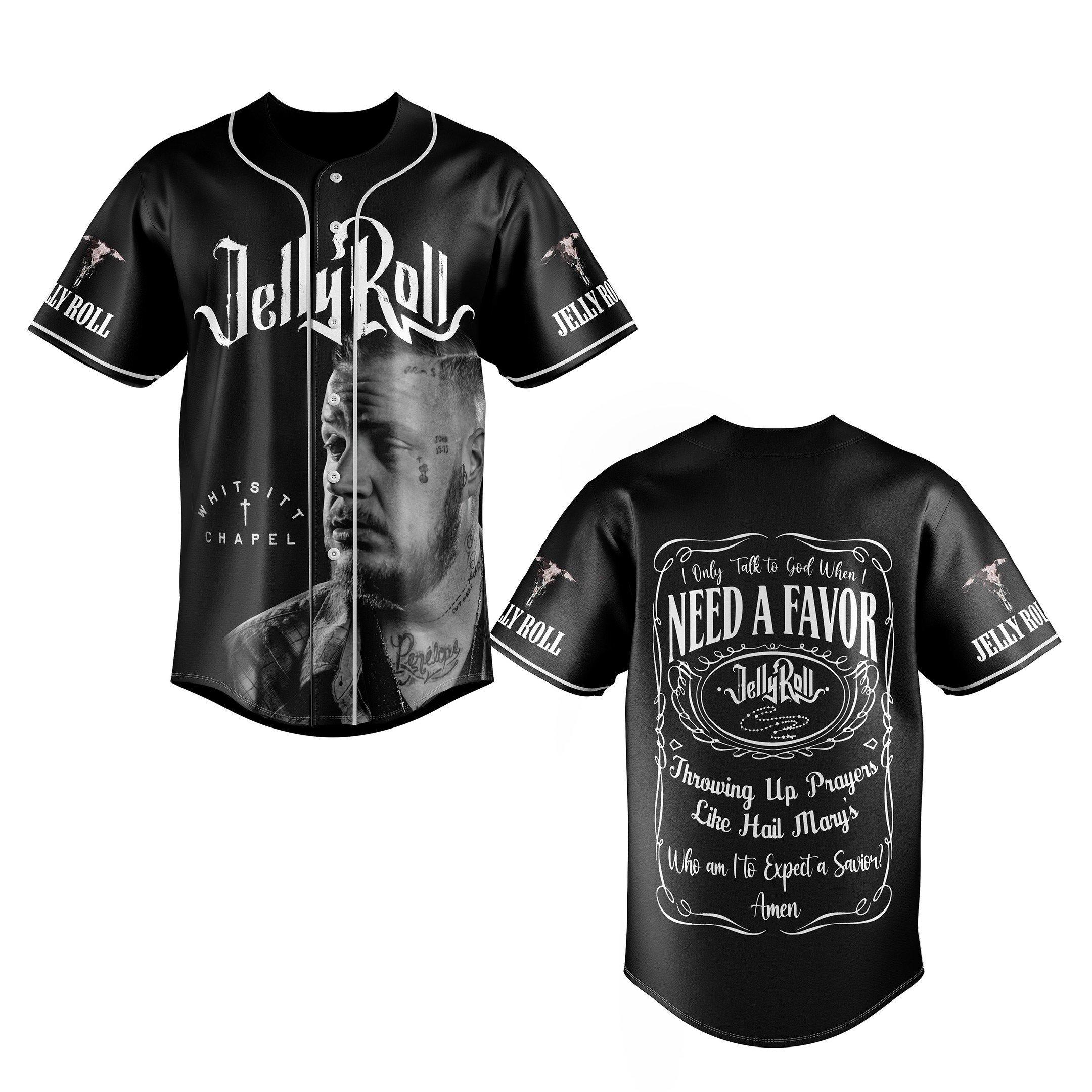 Jelly Roll Baseball Jersey For Fans