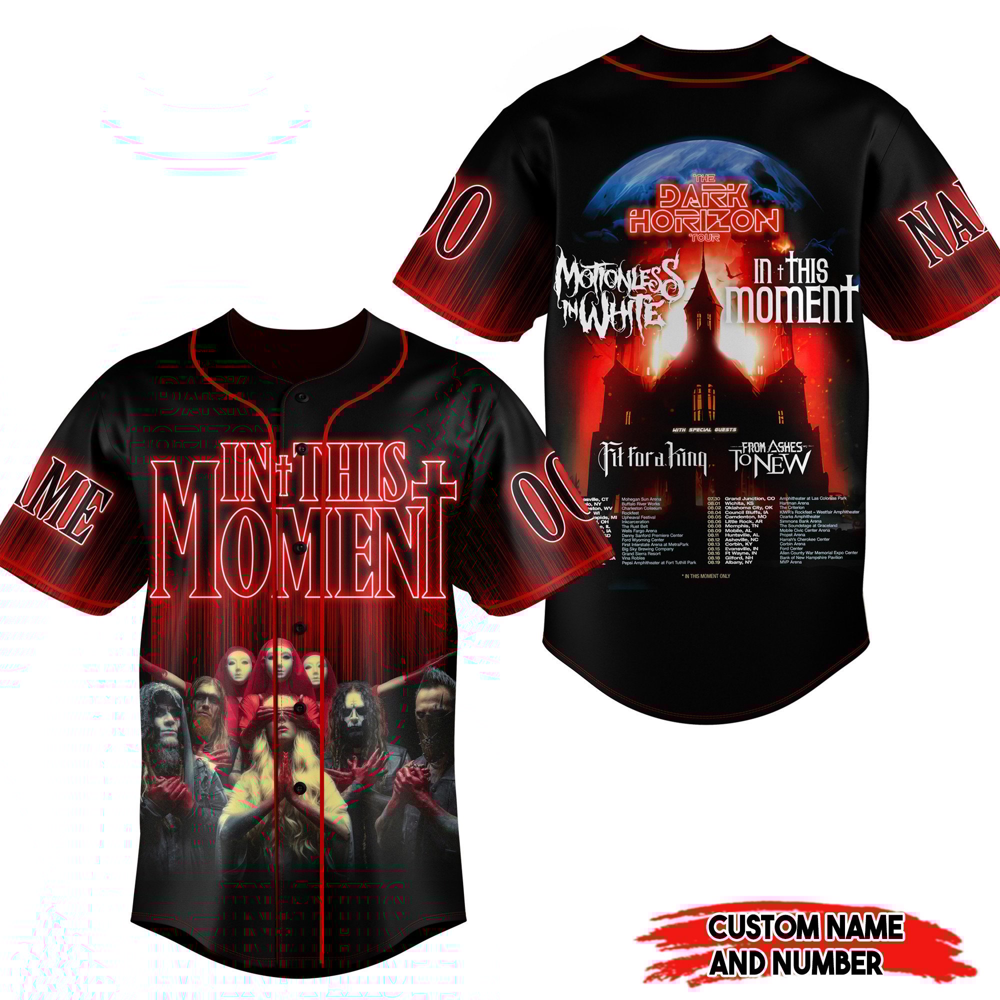 In This Moment Baseball Jersey For Fans
