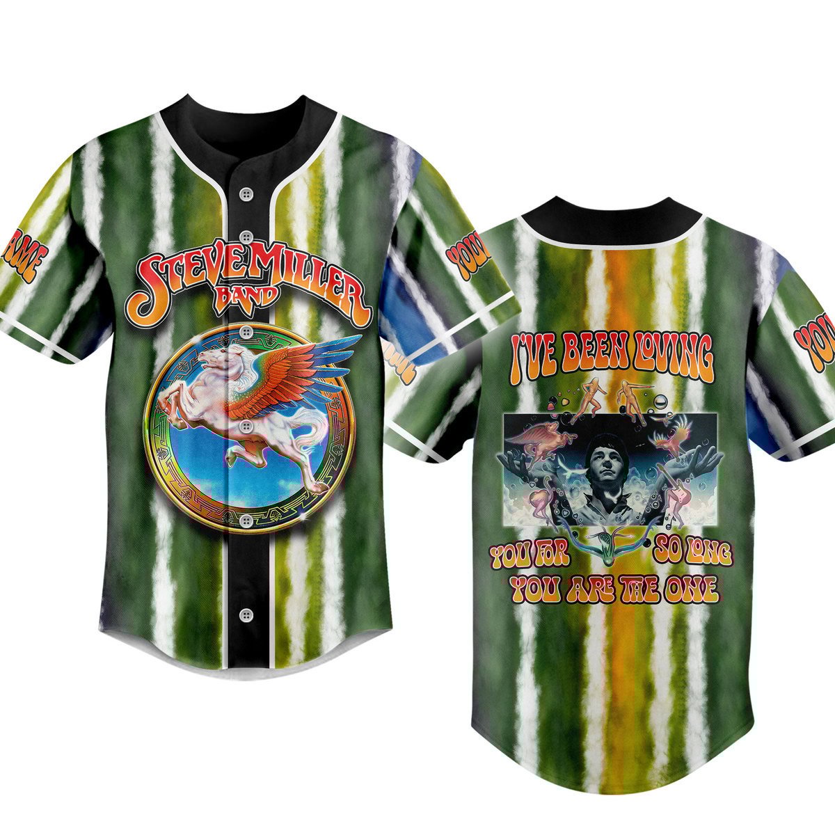 Steve Miller Band Baseball Jersey For Fans