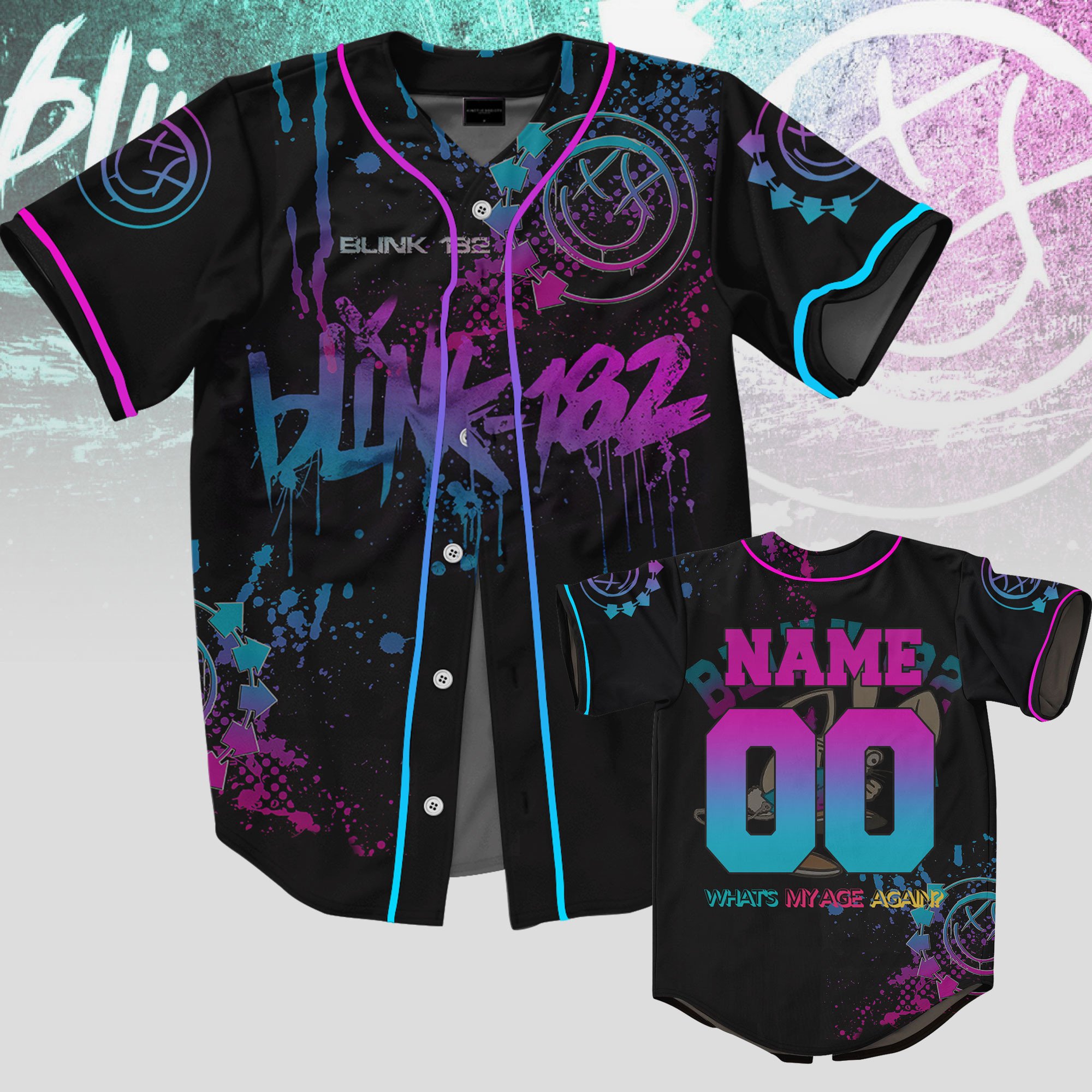 Blink 182Baseball Jersey For Fans