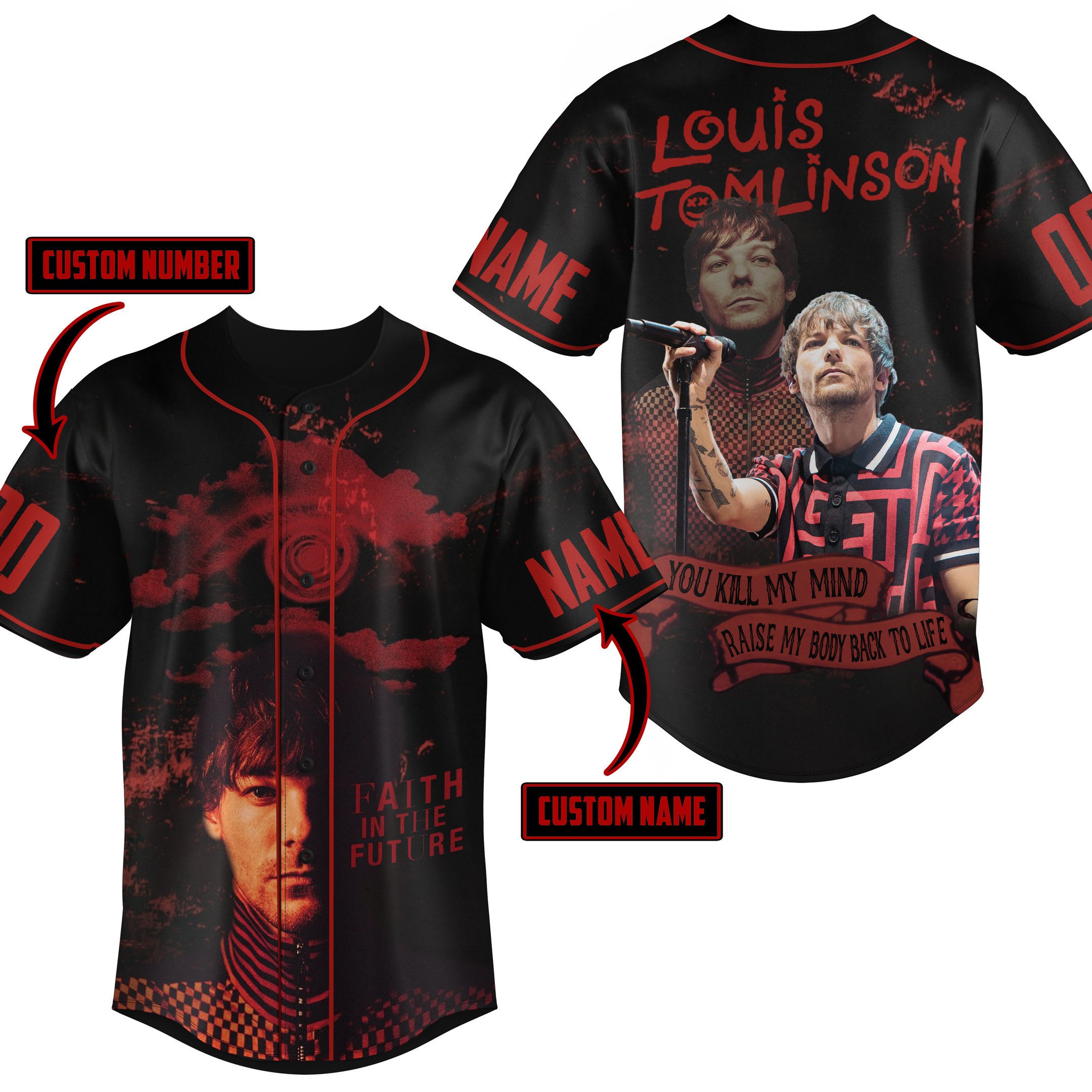 Louis Tomlinson Baseball Jersey For Fans