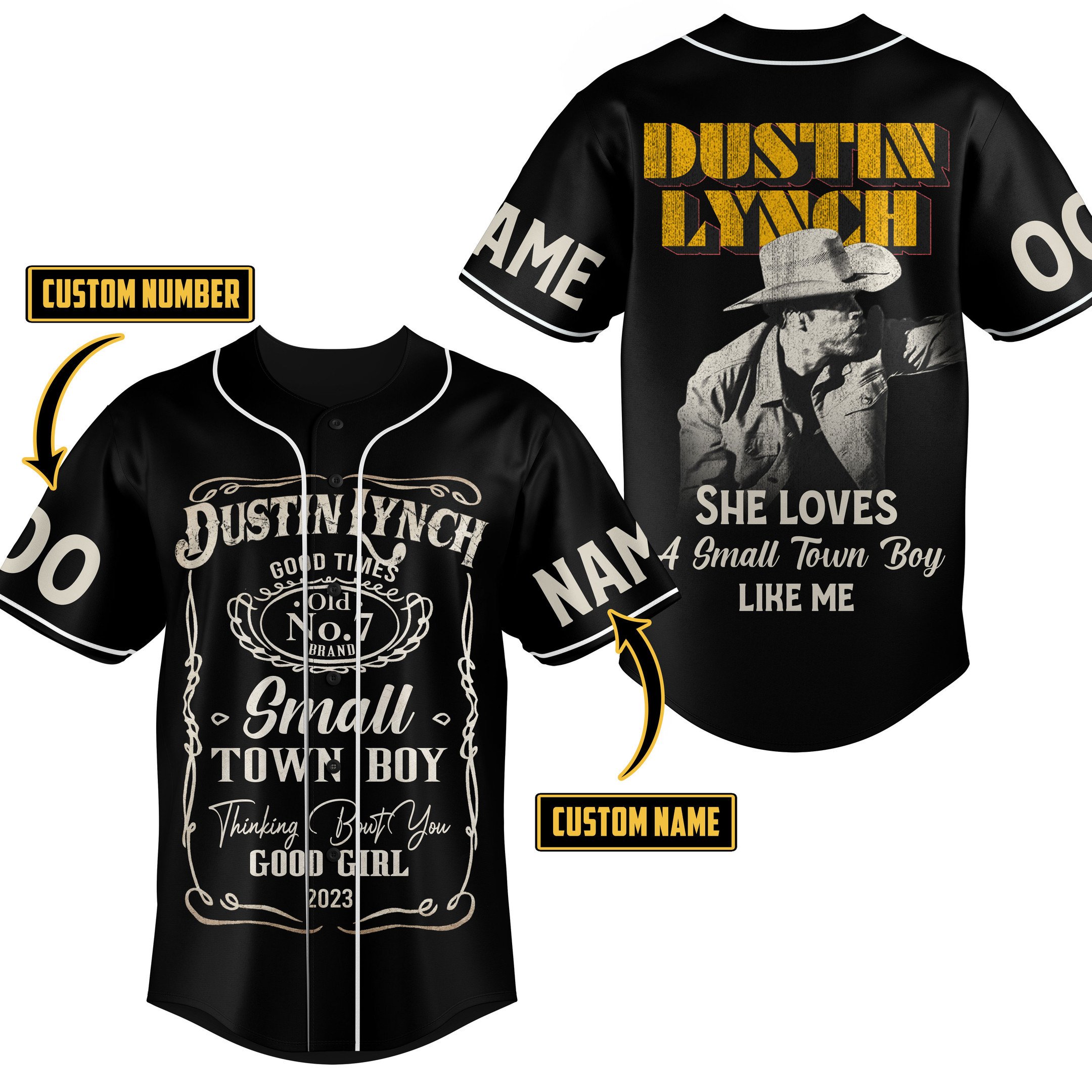 Dustin Lynch Baseball Jersey For Fans