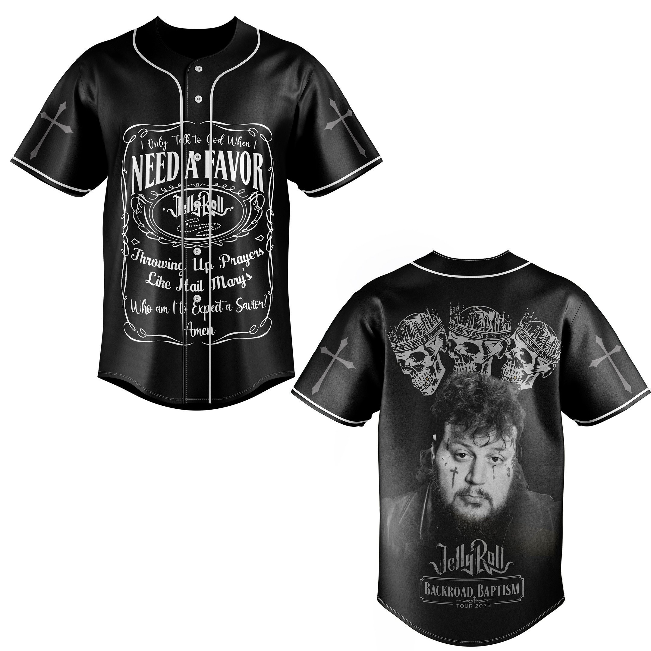 Jelly Roll Baseball Jersey For Fans