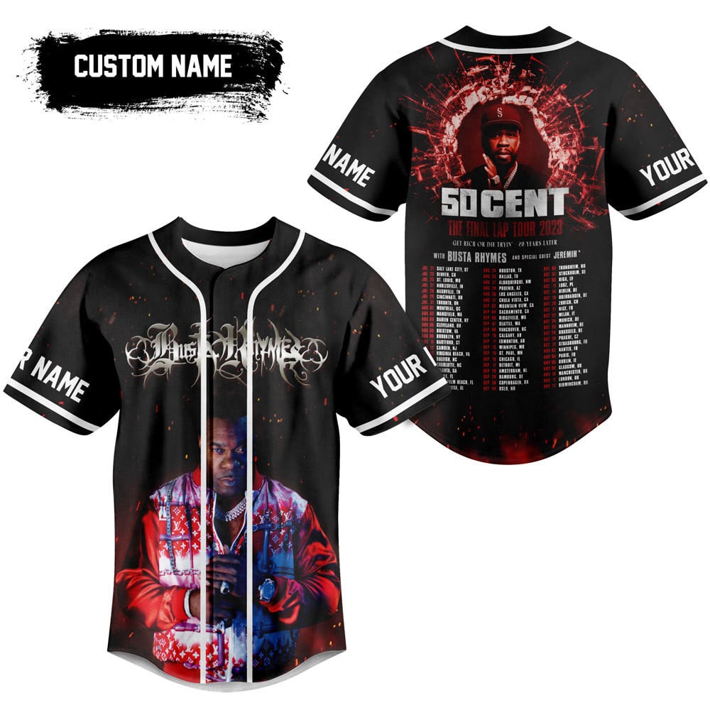 Busta Rhymes Baseball Jersey For Fans