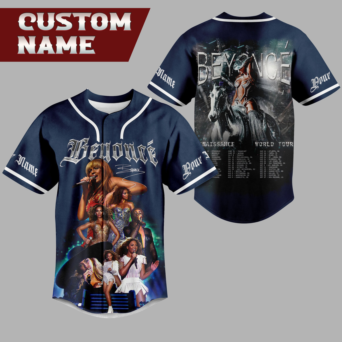 Beyonce Baseball Jersey For Fans