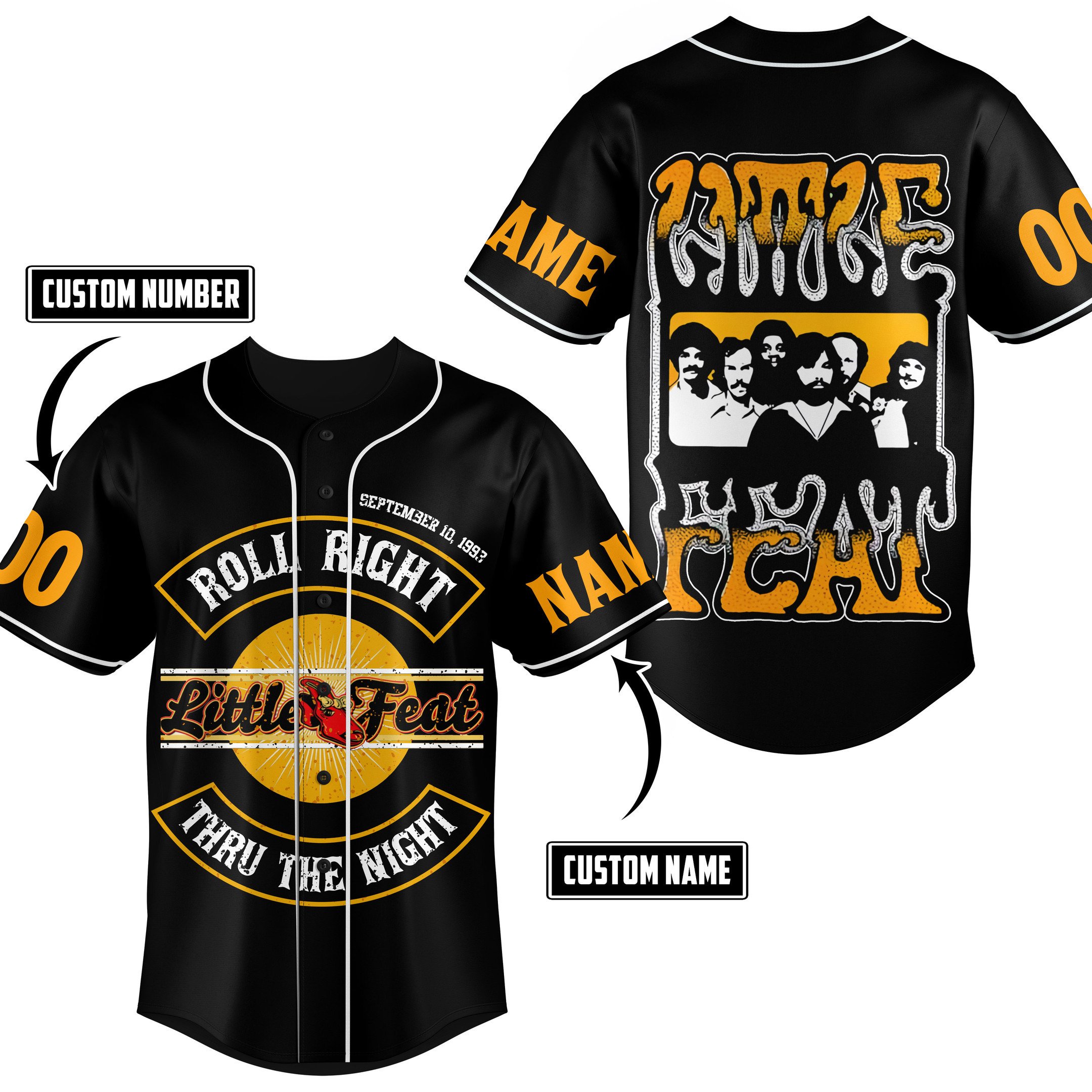 Feats Don Fail Me Now Little Feat Baseball Jersey For Fans