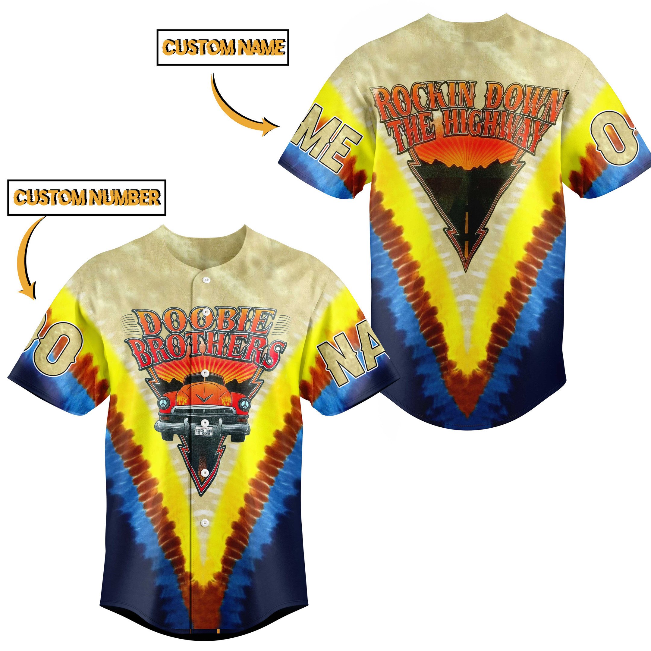 The Doobie Brothers Baseball Jersey For Fans